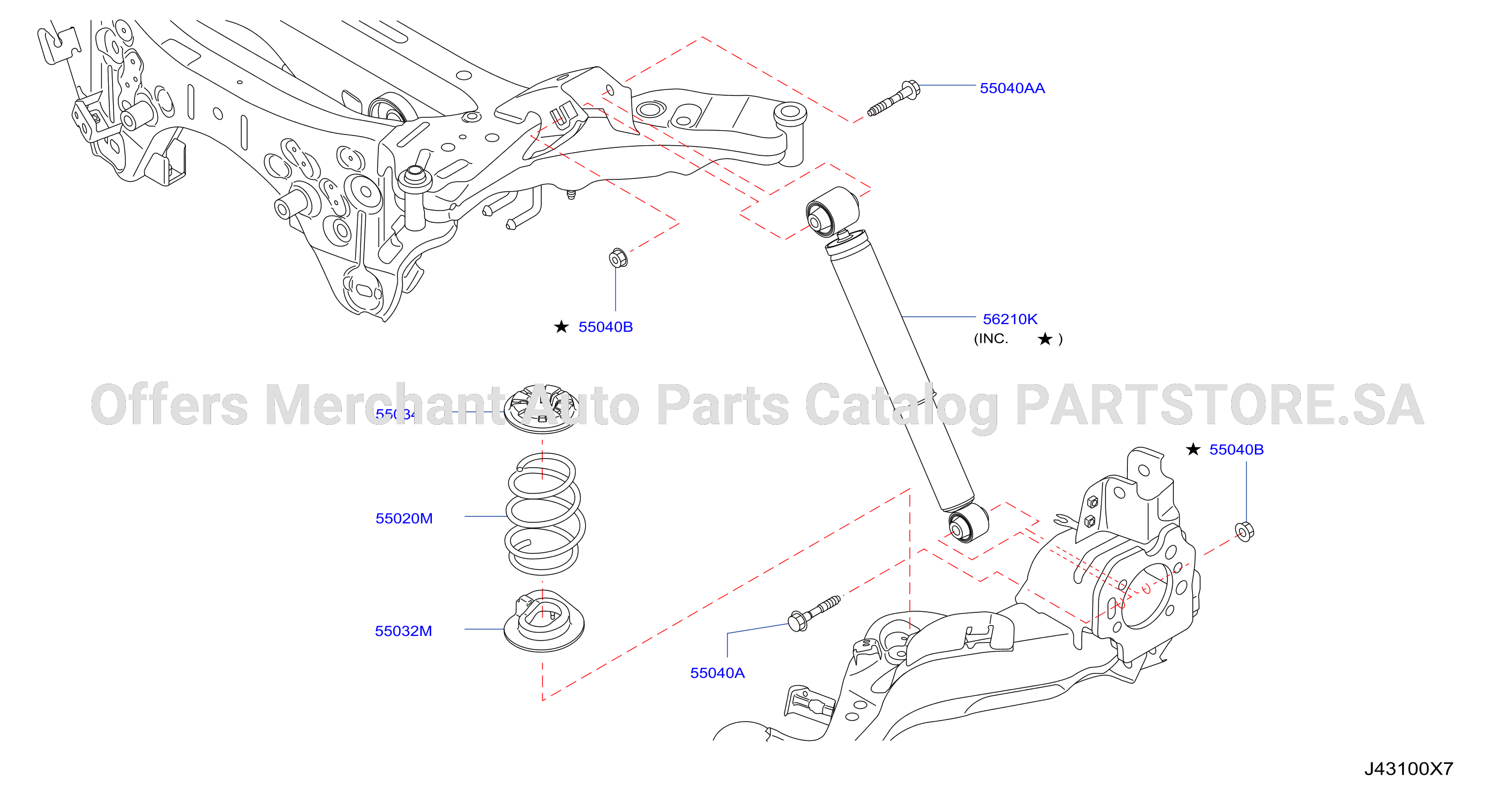 Rear Suspension Absorber