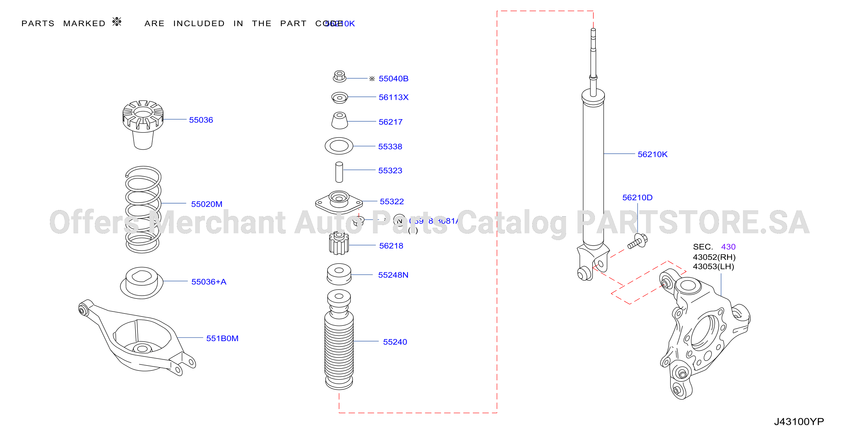 Rear Suspension Shock Absorber