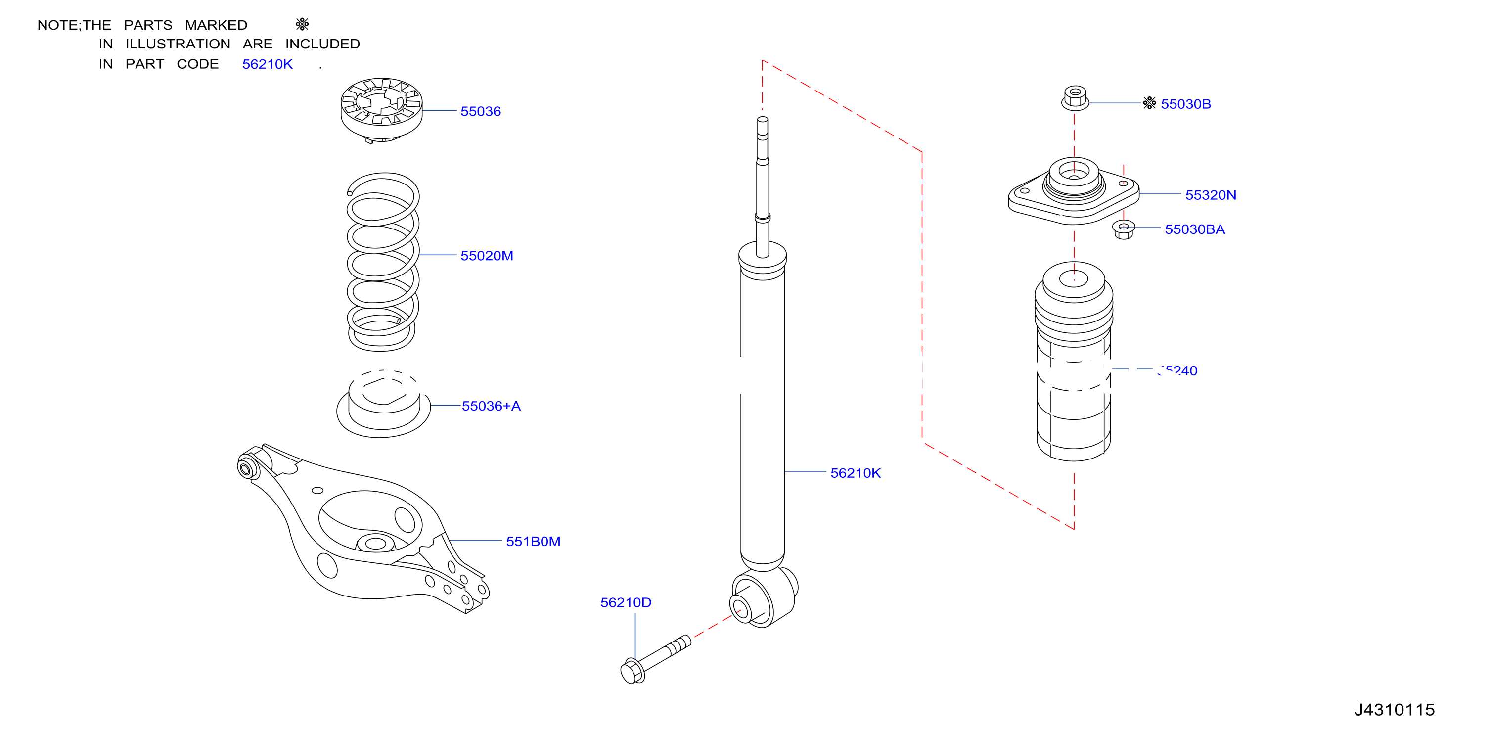 Rear Suspension Absorber
