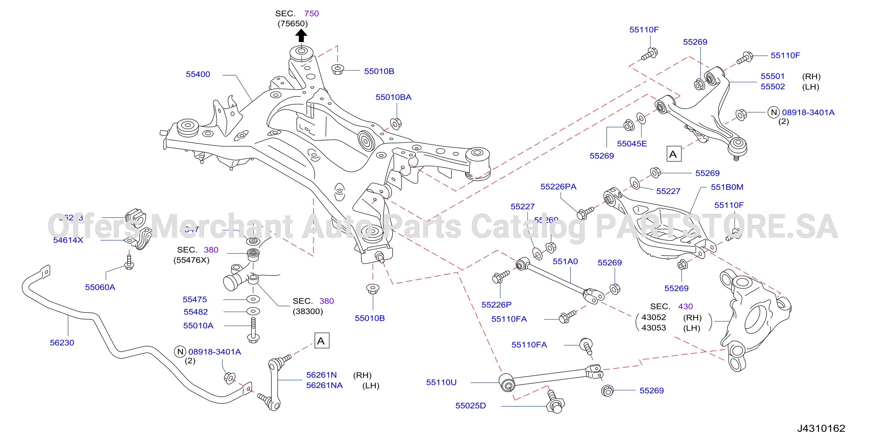 Rear Suspension Member Link