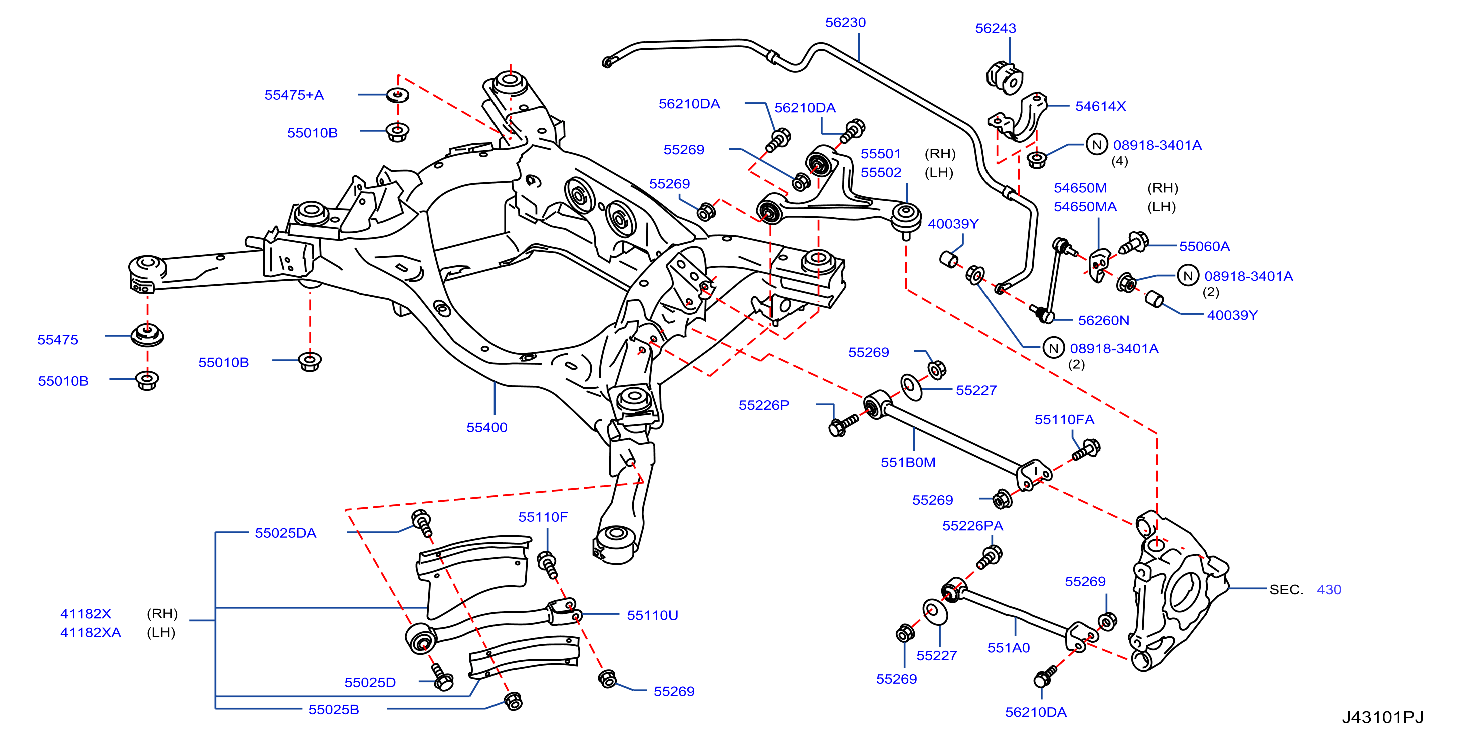 Rear Suspension Member Nismo Track