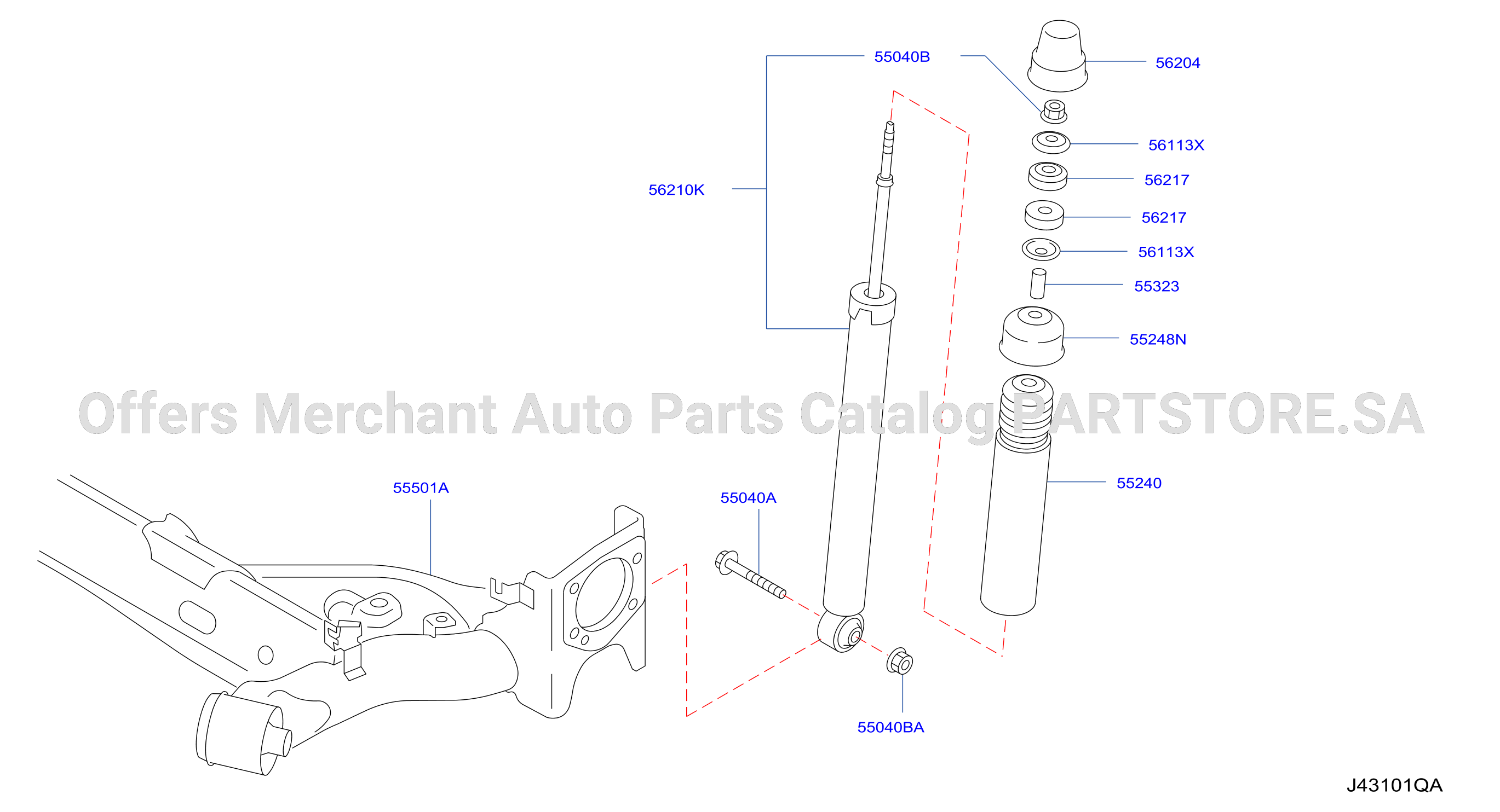 Rear Suspension Absorber