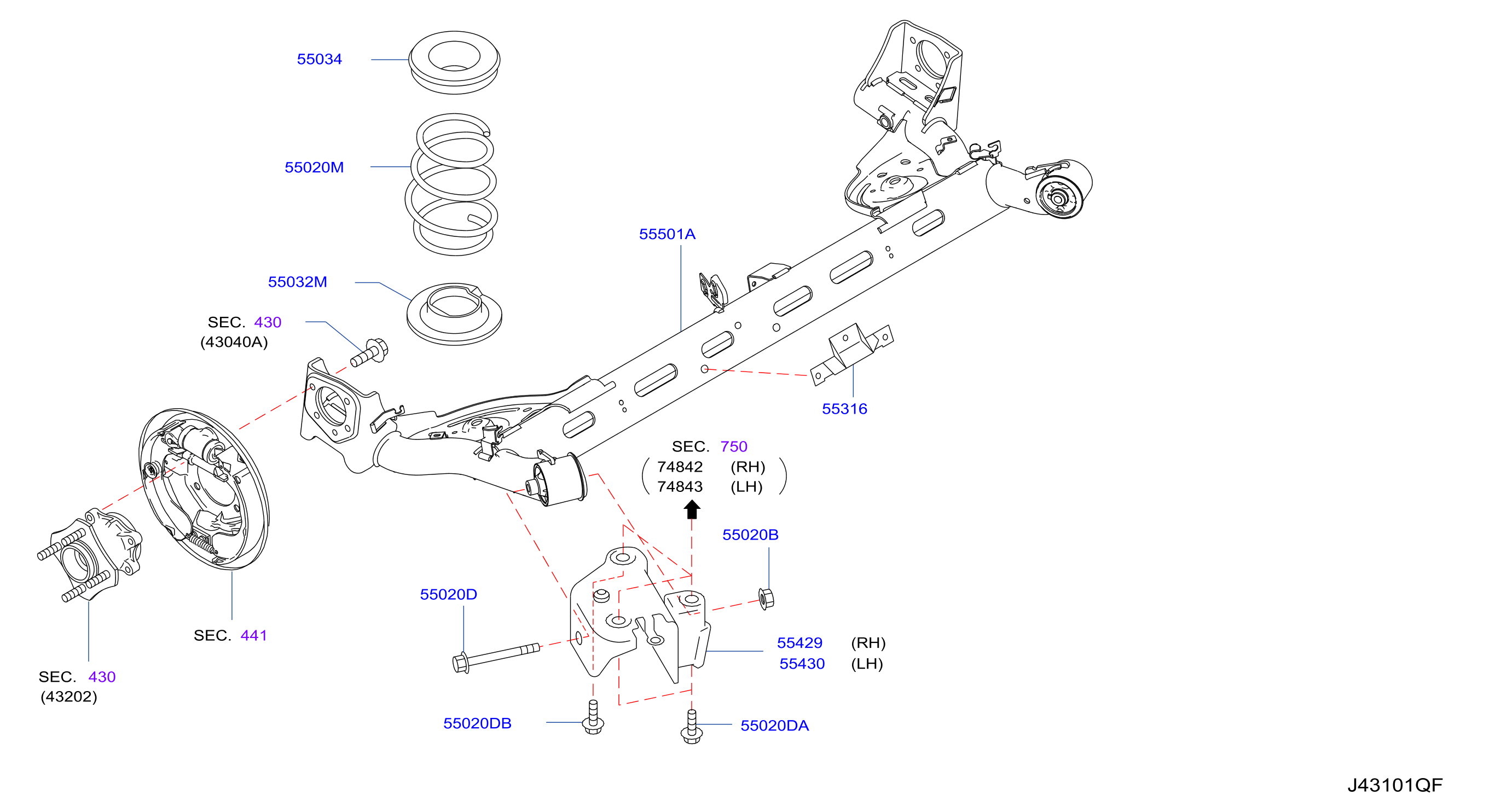 Rear Suspension Beam