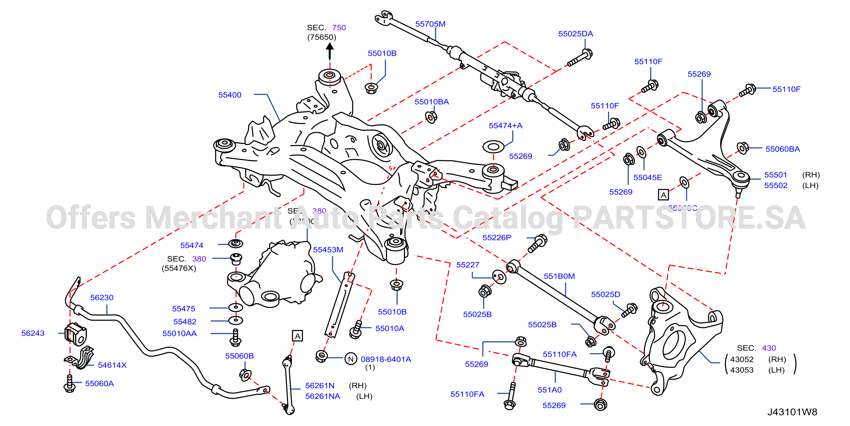 Rear Suspension Member Hicas
