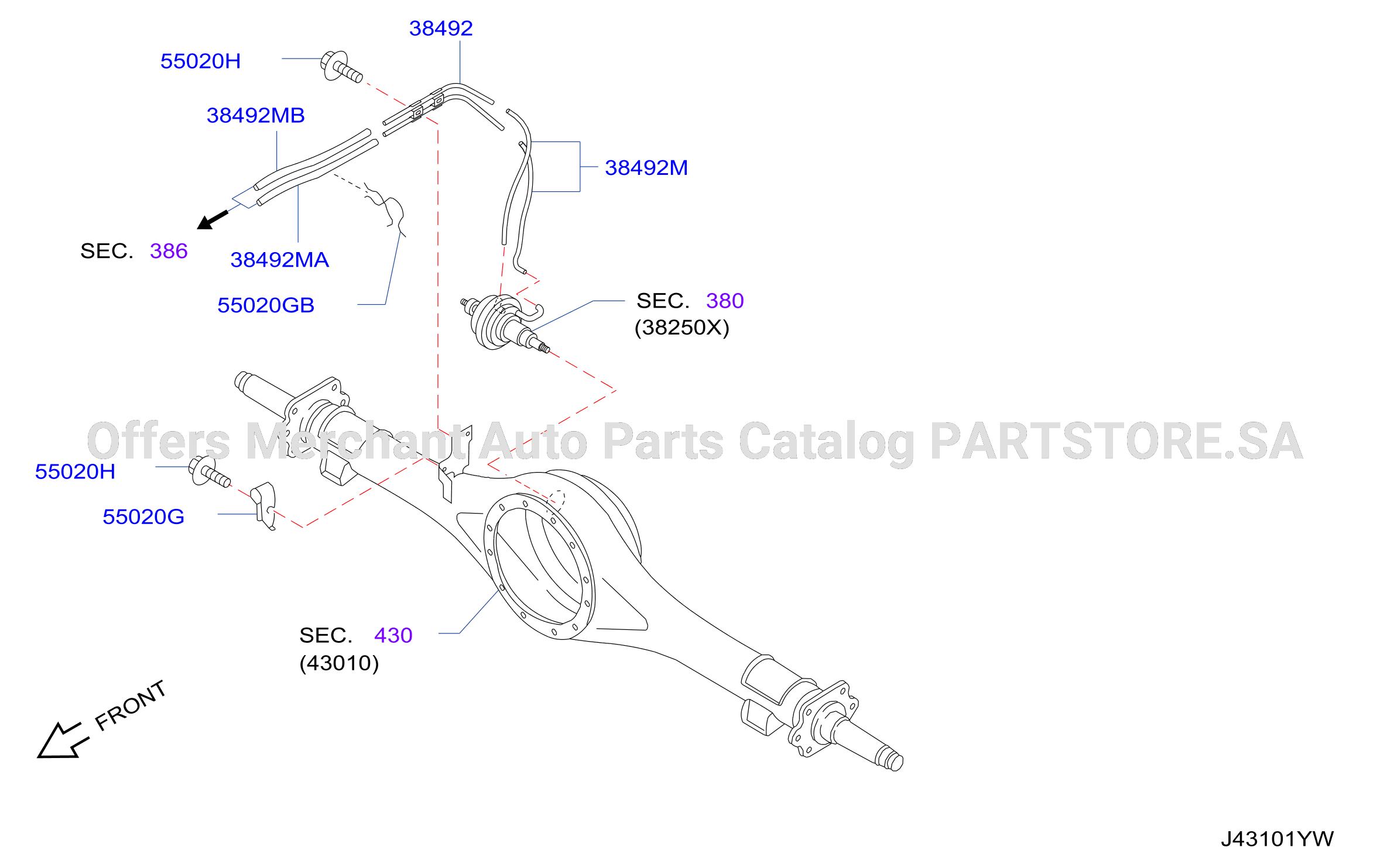 Rear Suspension Diff Lock Control