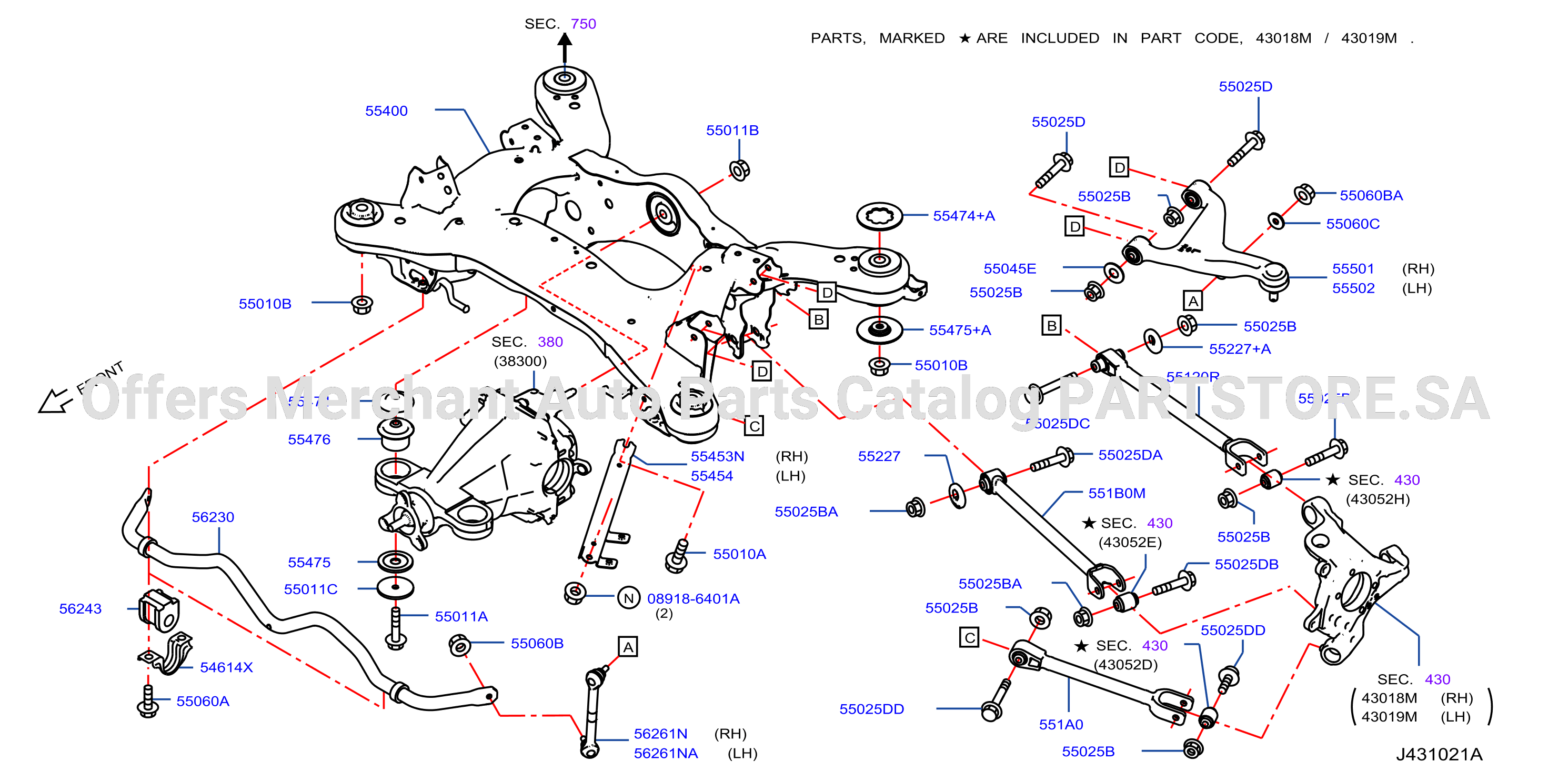 Rear Suspension Member 2Wd