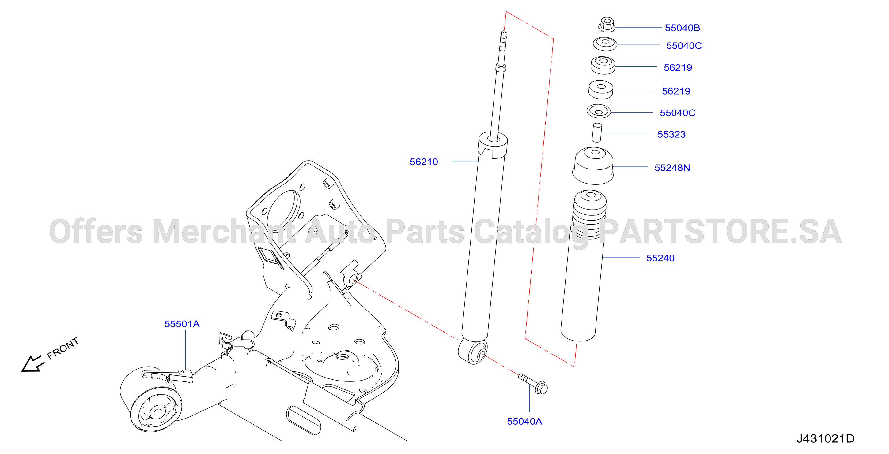Rear Suspension Absorber