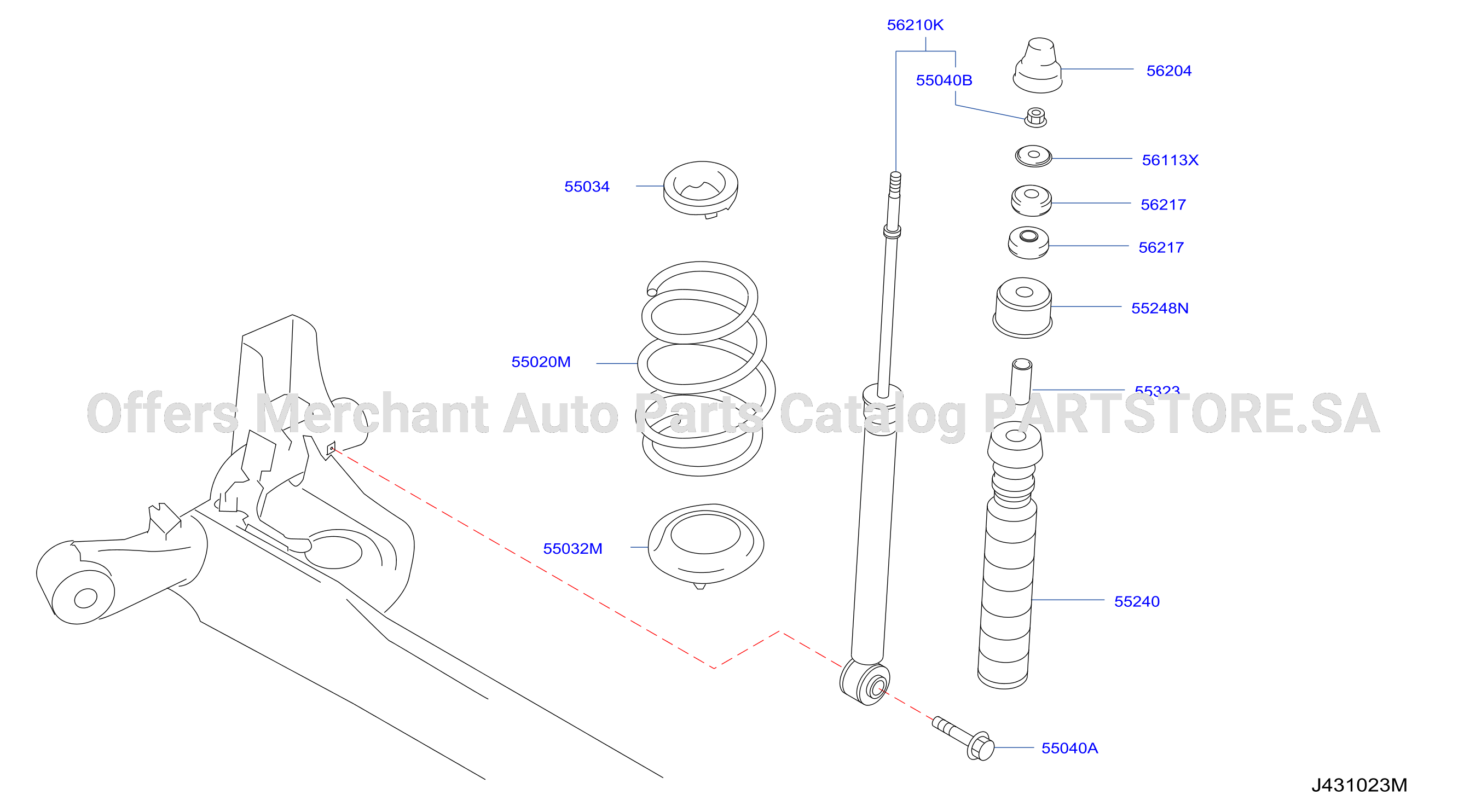 Rear Suspension Absorber