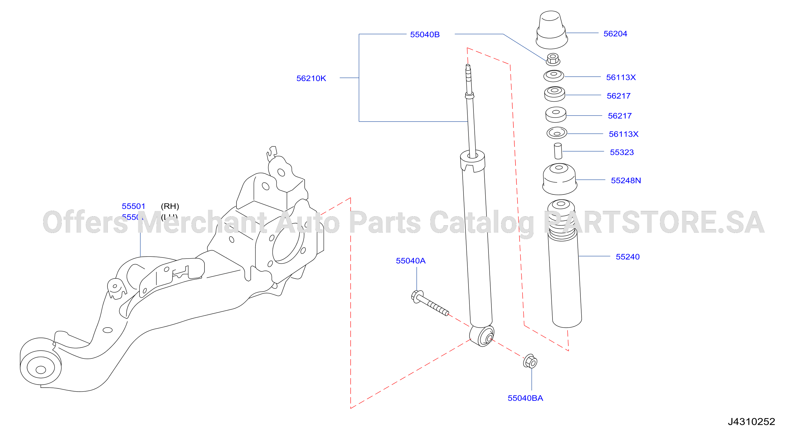 Rear Suspension Absorber