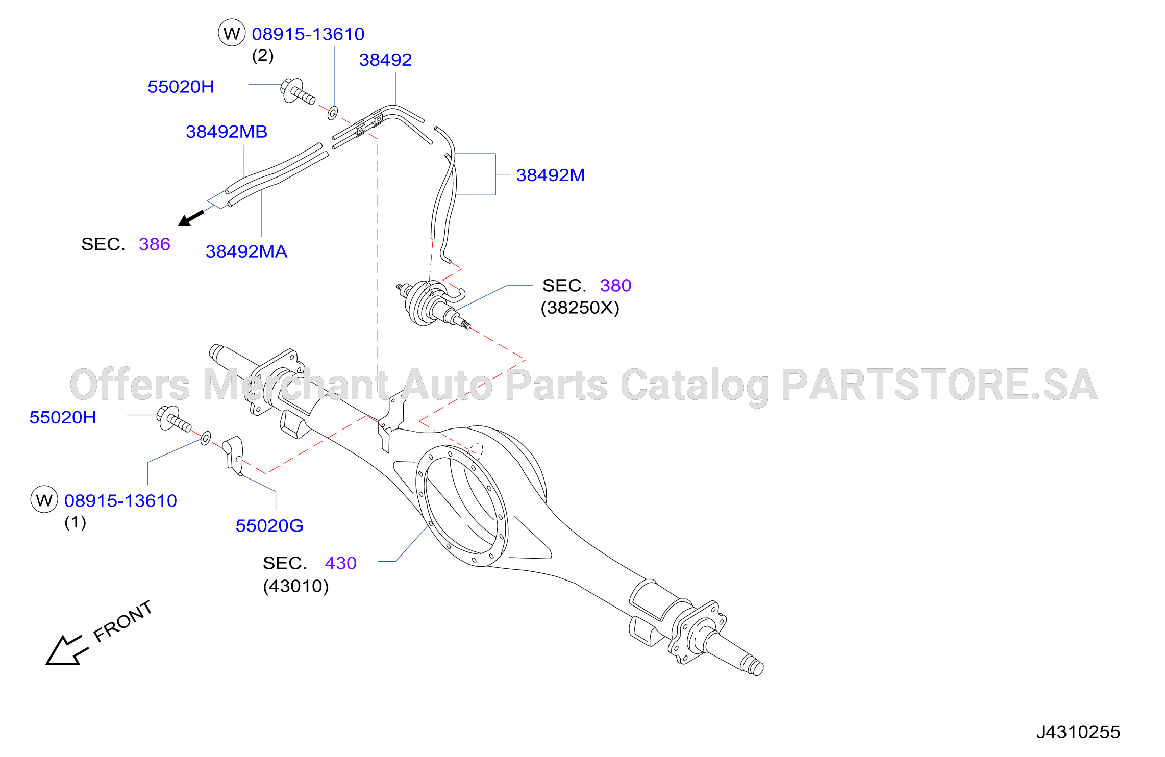 Rear Suspension Diff Lock Control