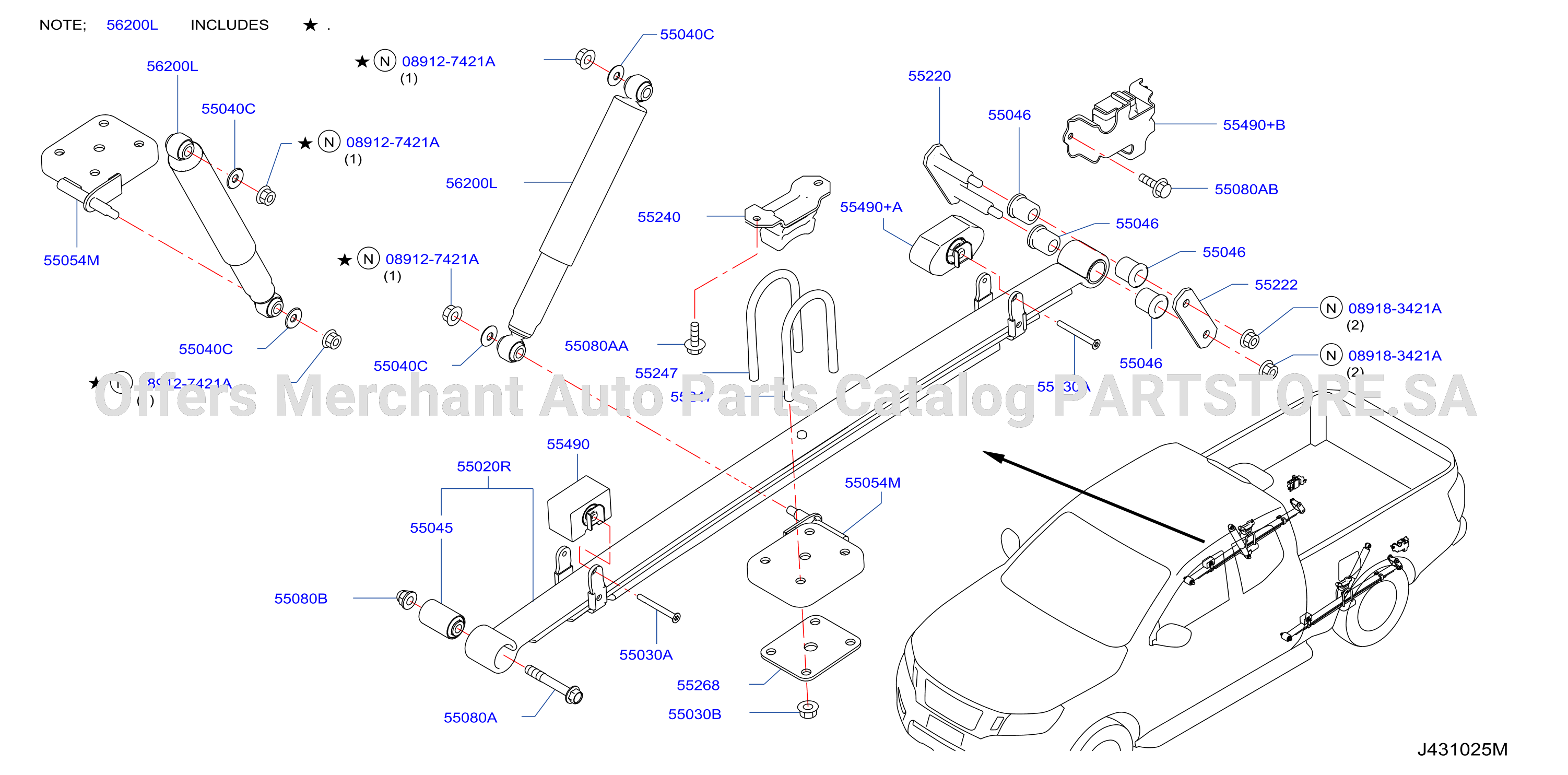Rear Suspension Leaf Spring