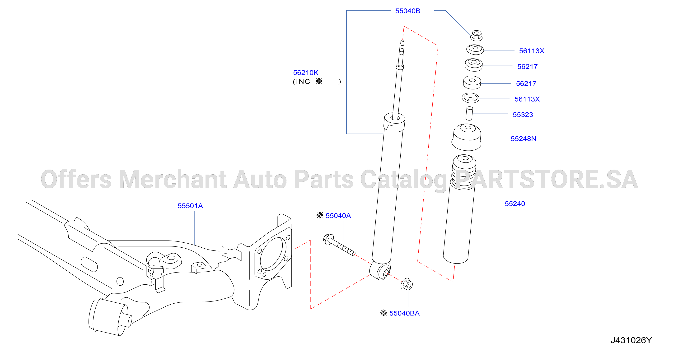 Rear Suspension Absorber