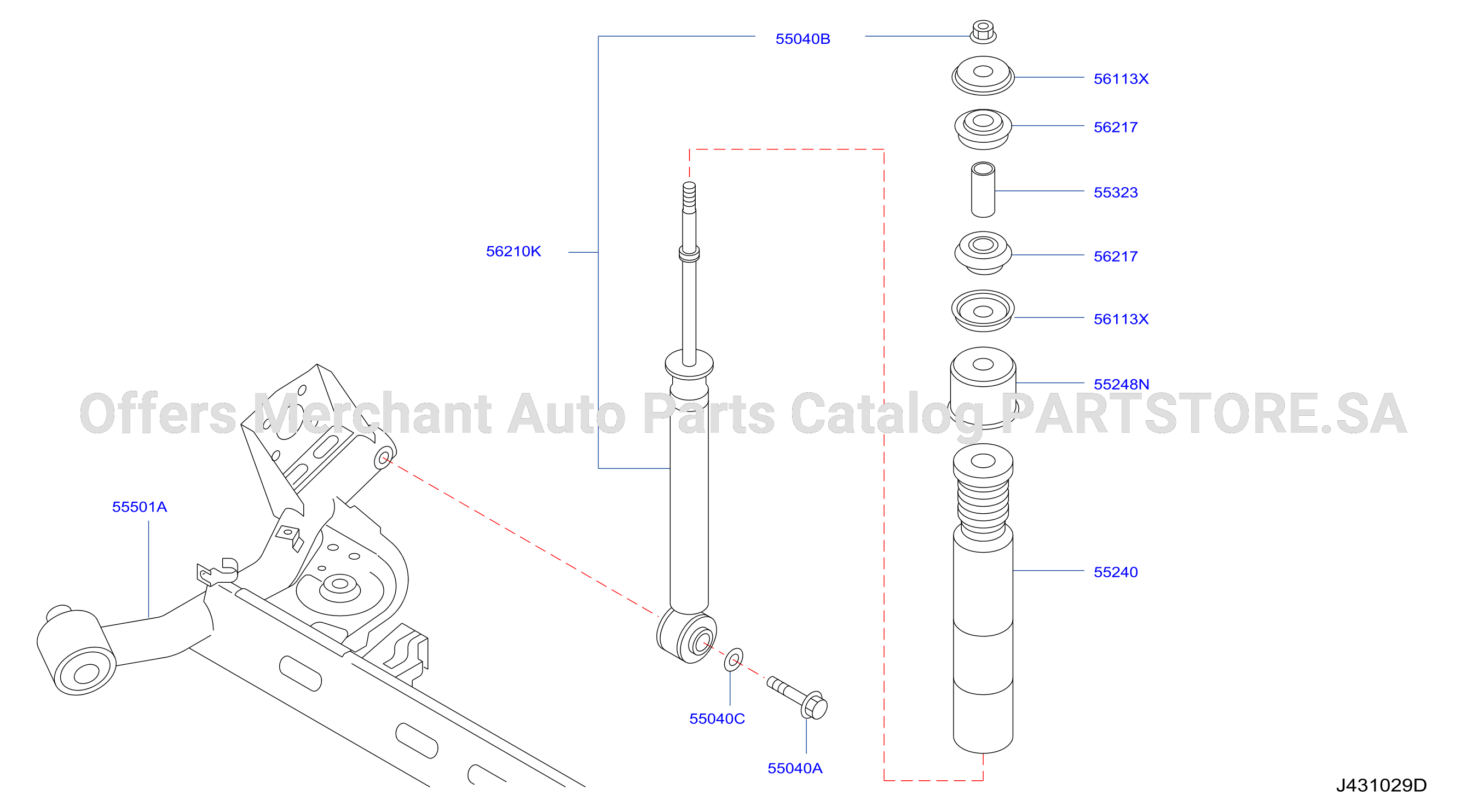 Rear Suspension Absorber