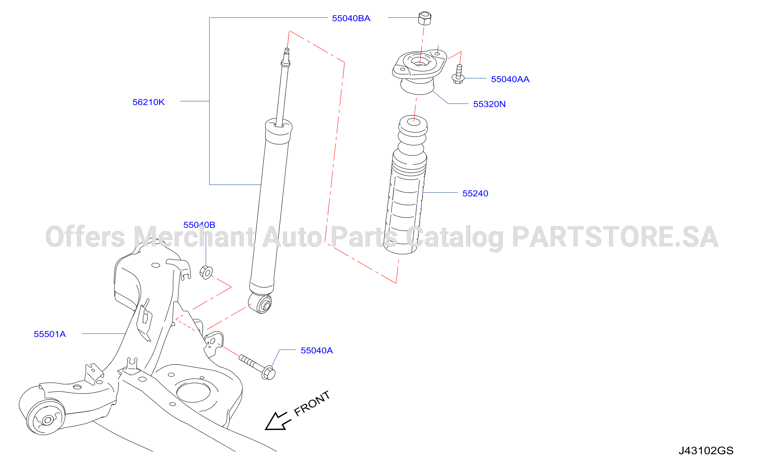 Rear Suspension Absorber