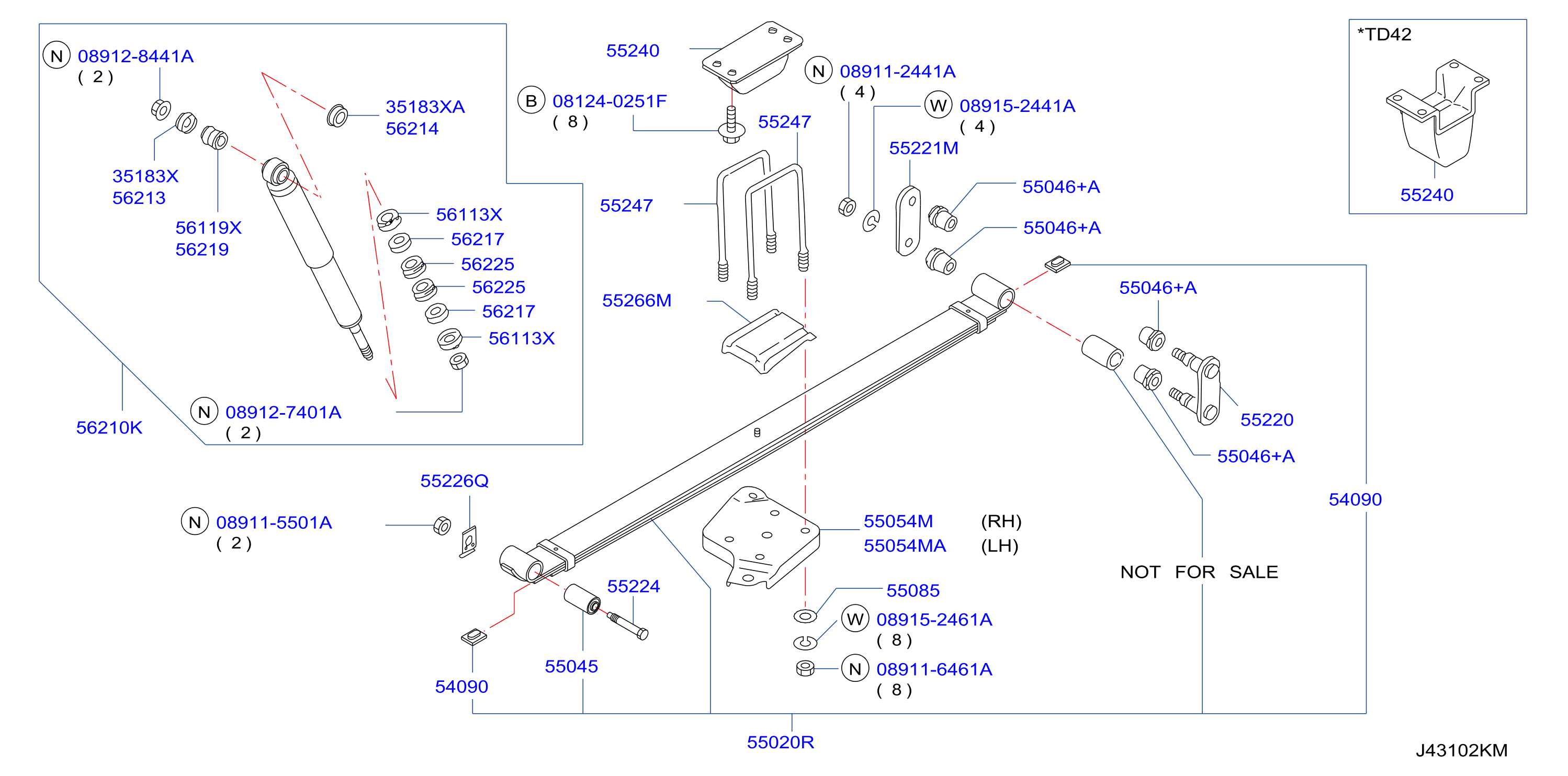 Rear Suspension Spring Shock Absober