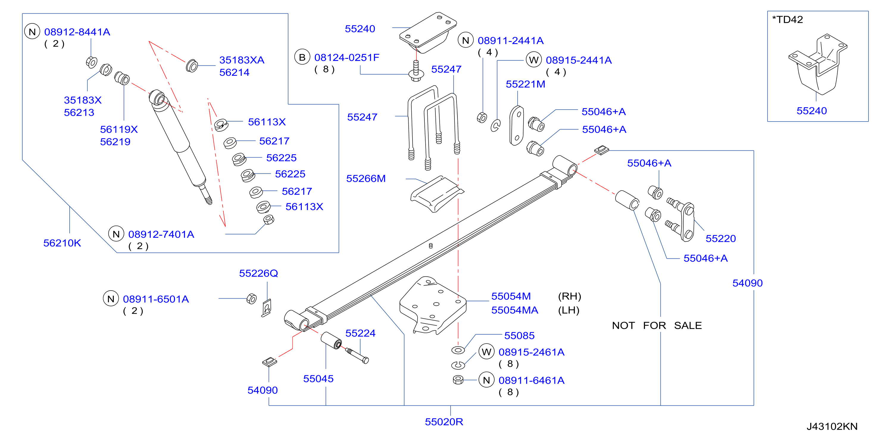 Rear Suspension Spring Shock Absober