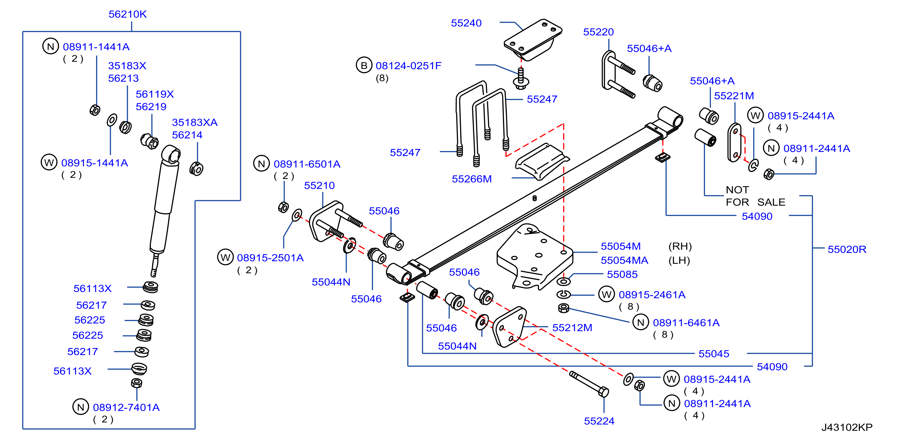Rear Suspension Spring Shock Absober