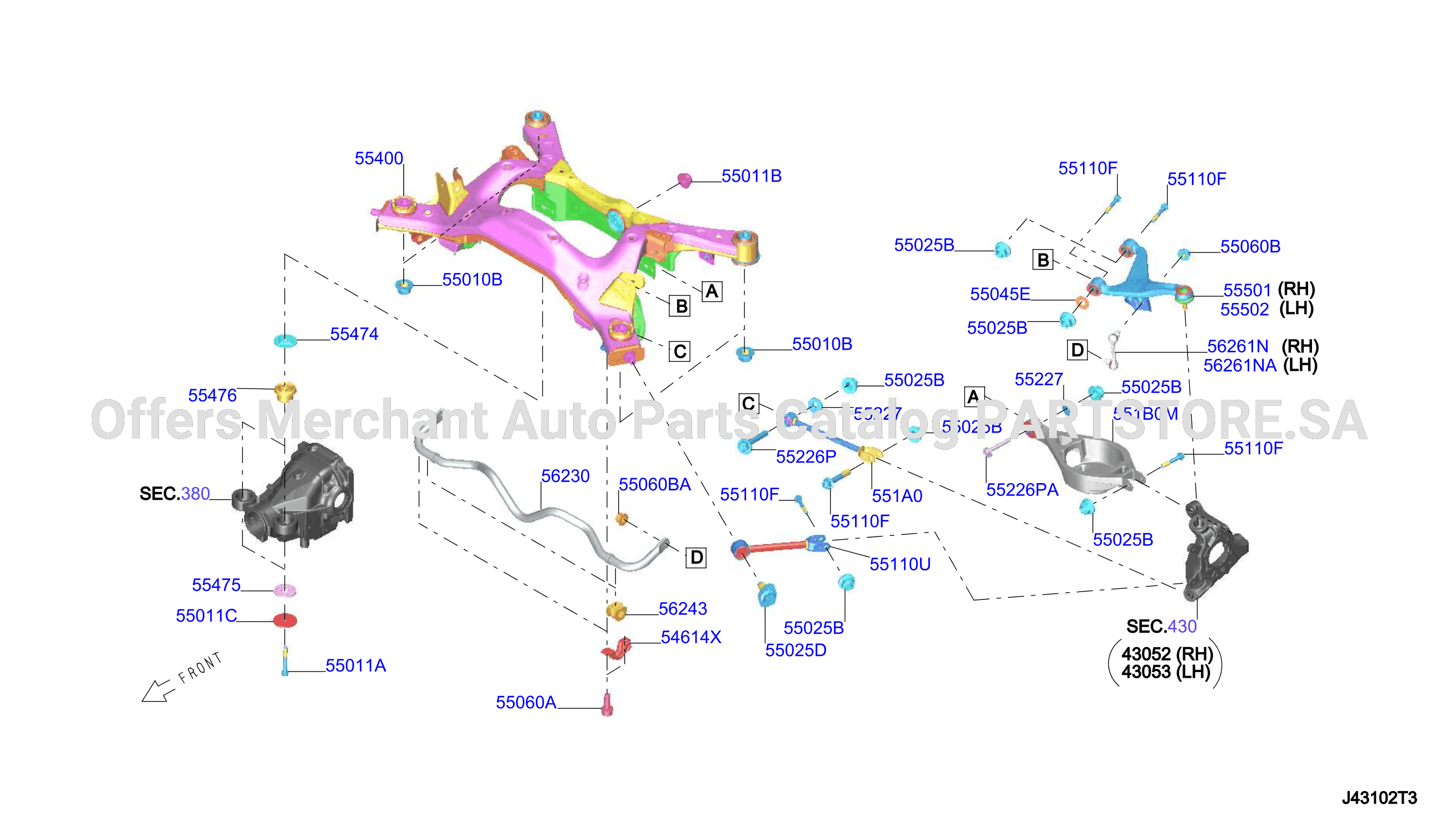 Rear Suspension Member Link