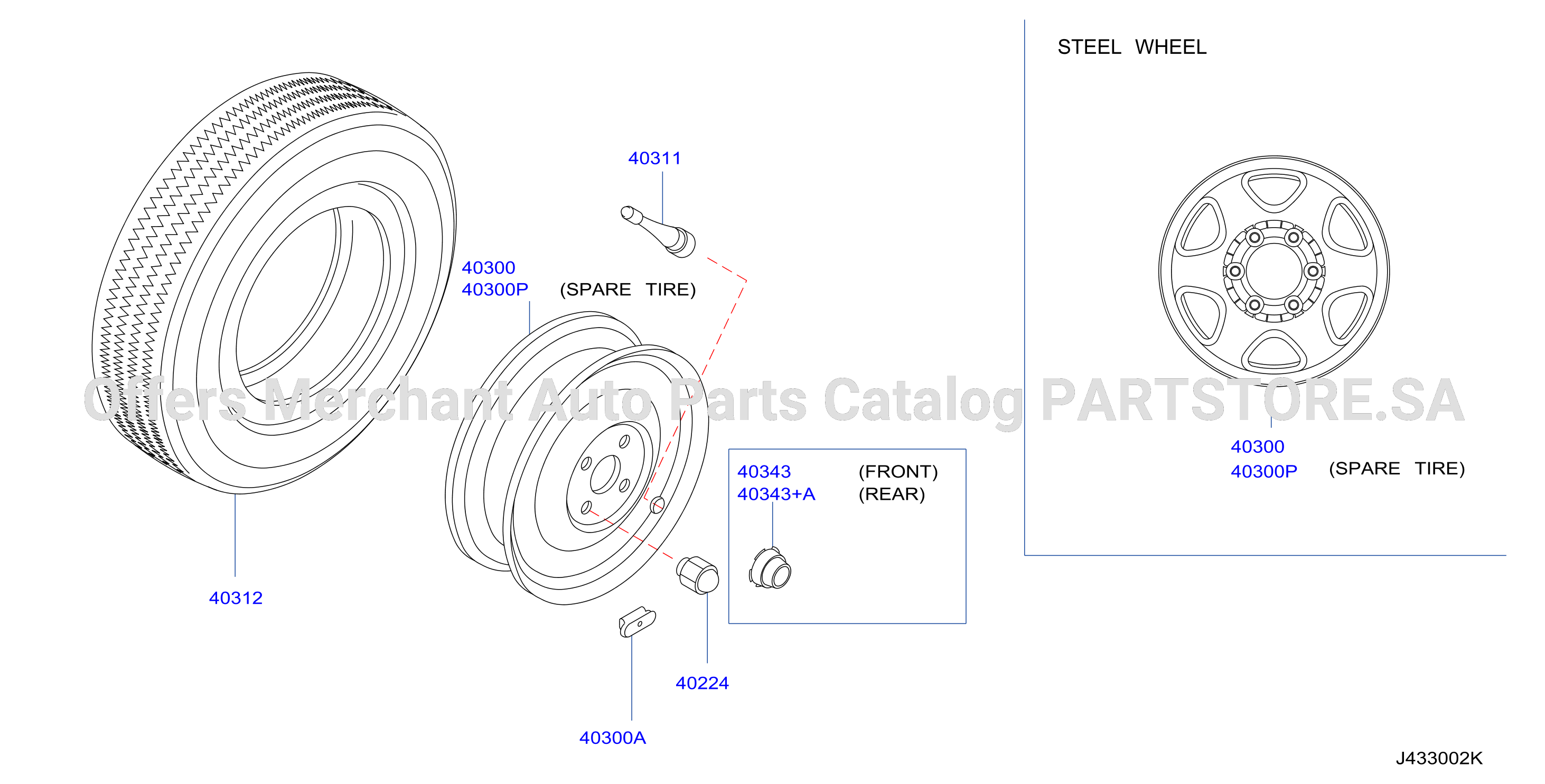 Road Wheel Tire Steel Wheel