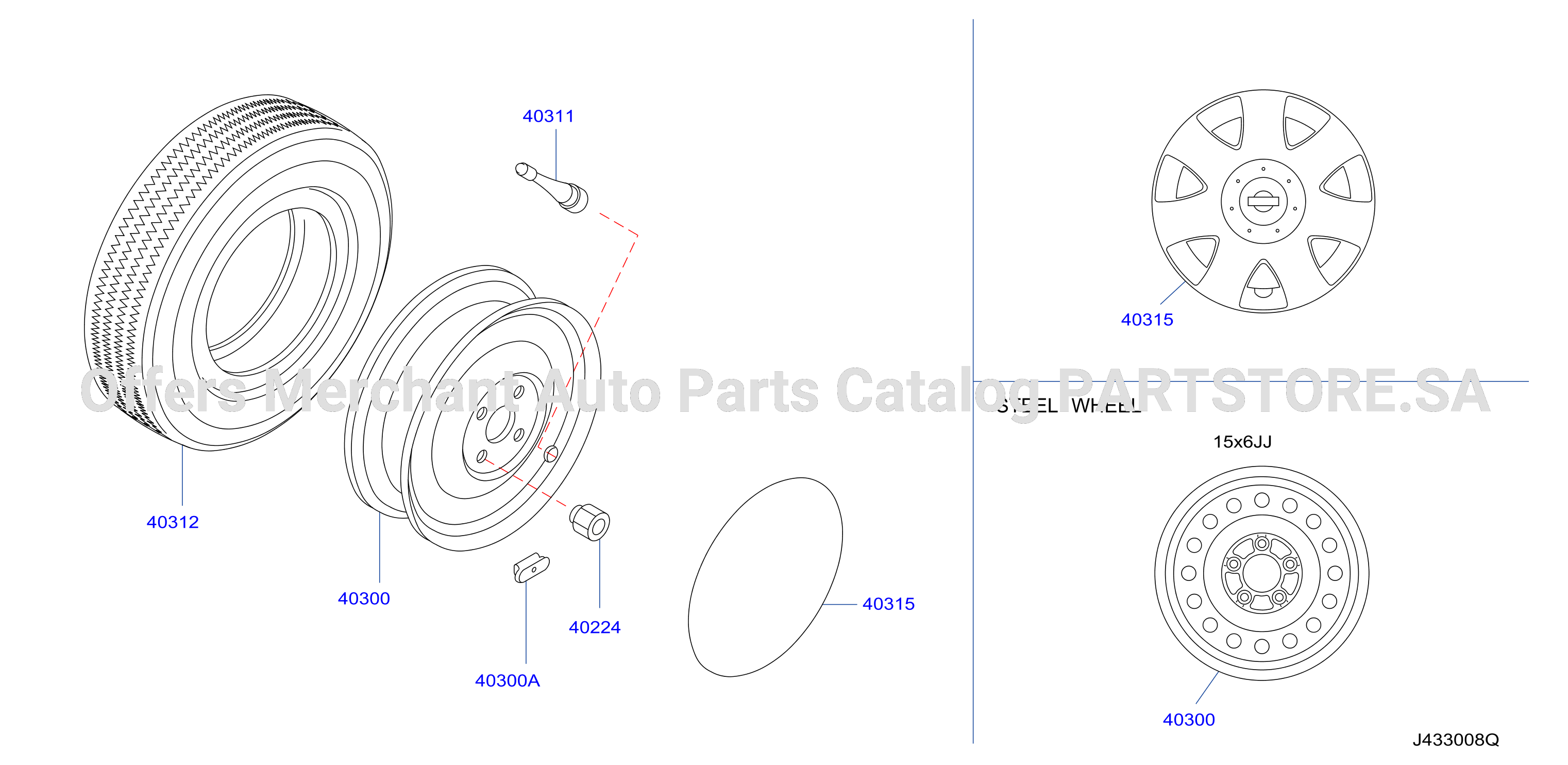 Road Wheel Tire Steel Wheel