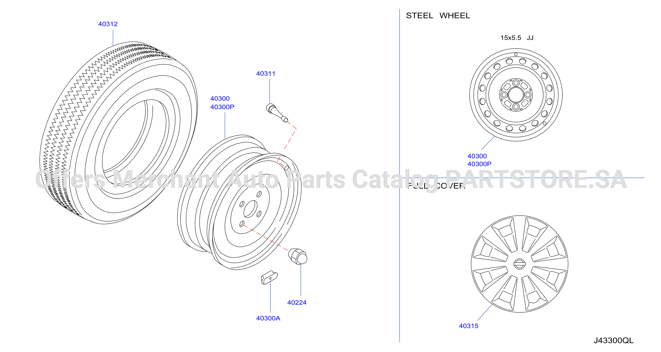 Road Wheel Tire Steel Wheel