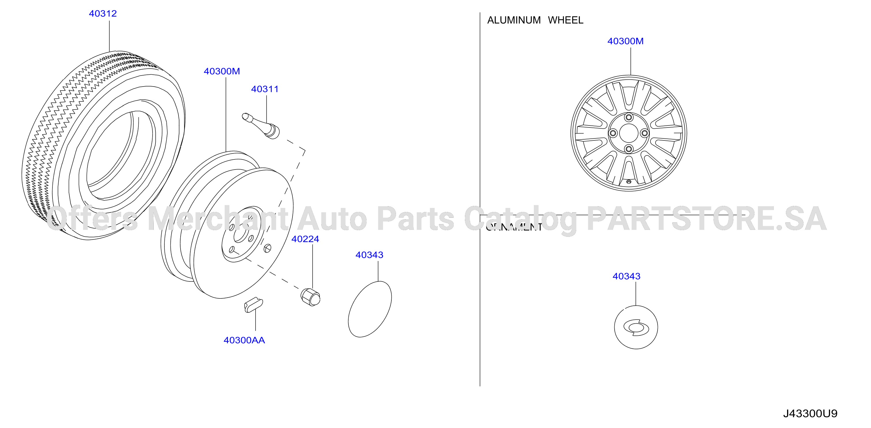 Road Wheel Tire Aluminum Wheel