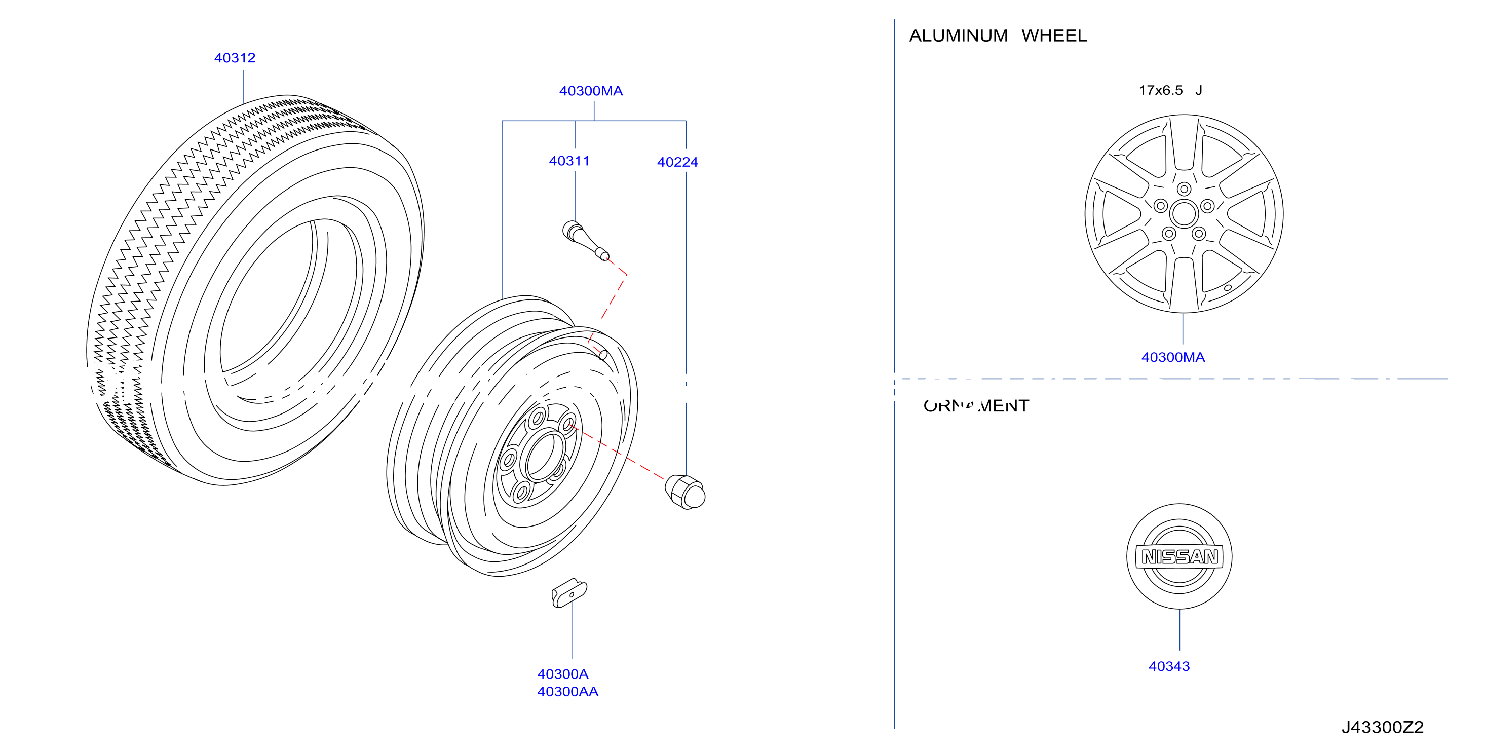 Road Wheel Tire Aluminum Wheel 17X6 5J