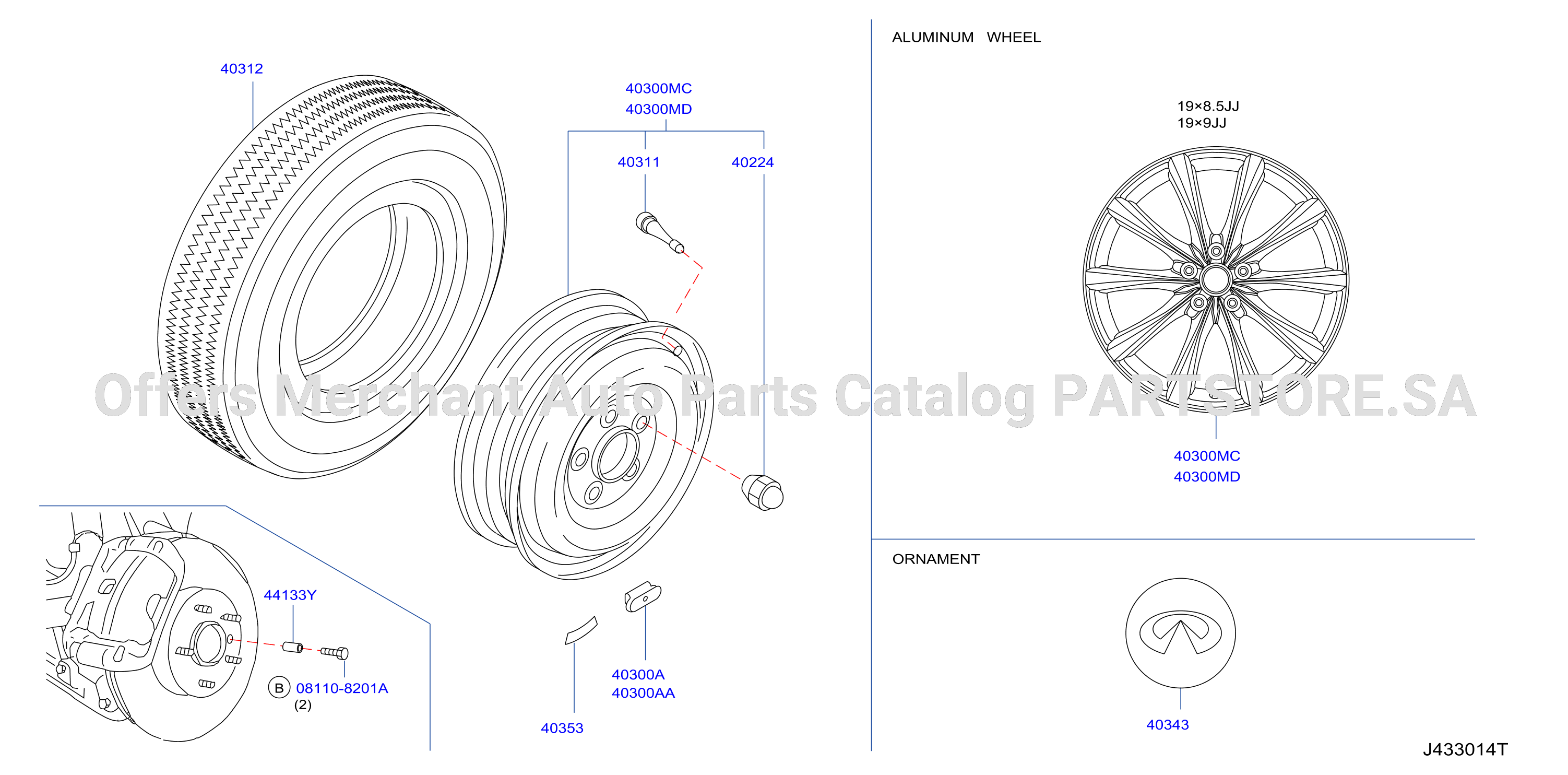 Road Wheel Tire Aluminum Wheel