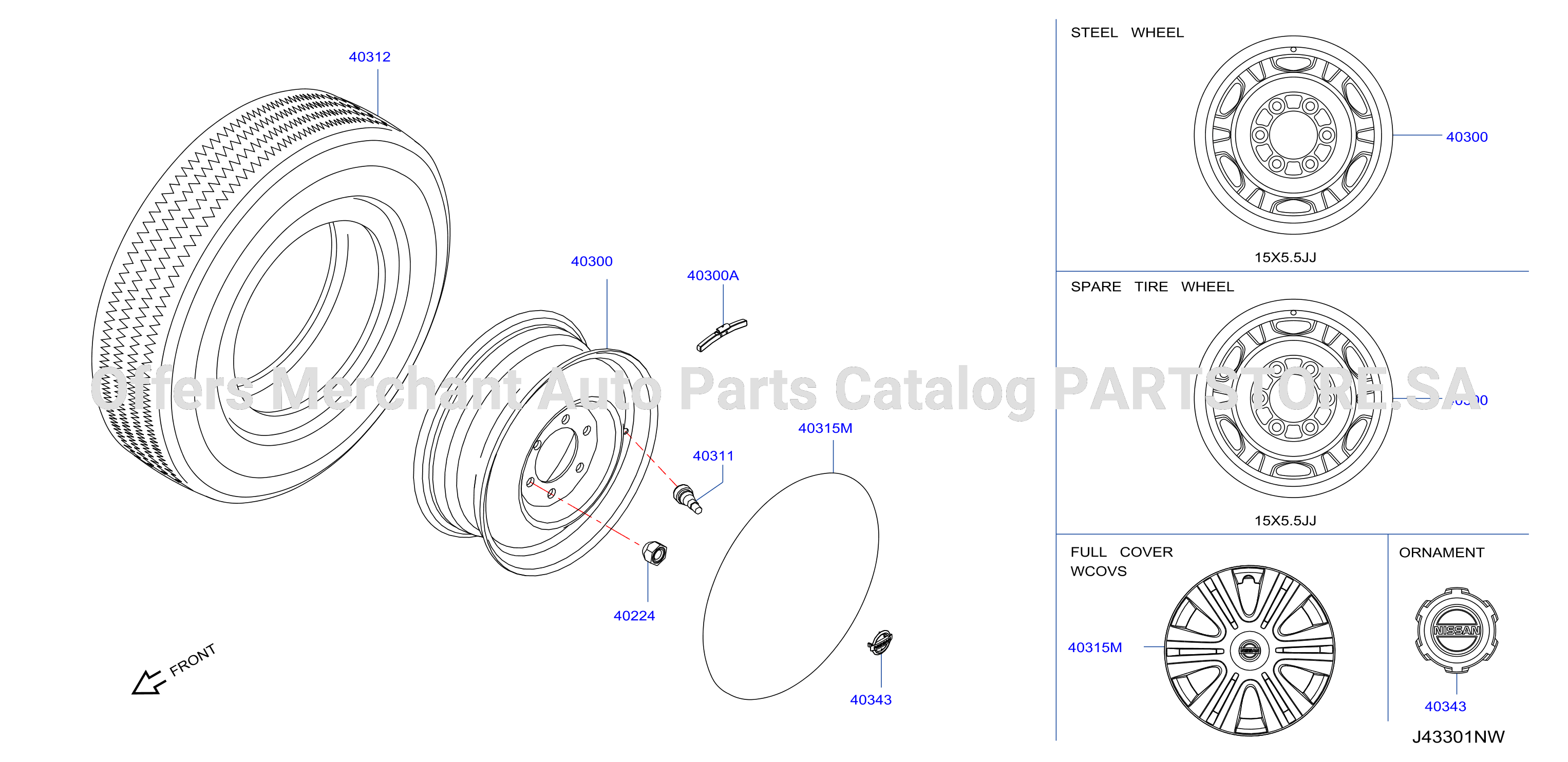 Road Wheel Tire Steel Wheel
