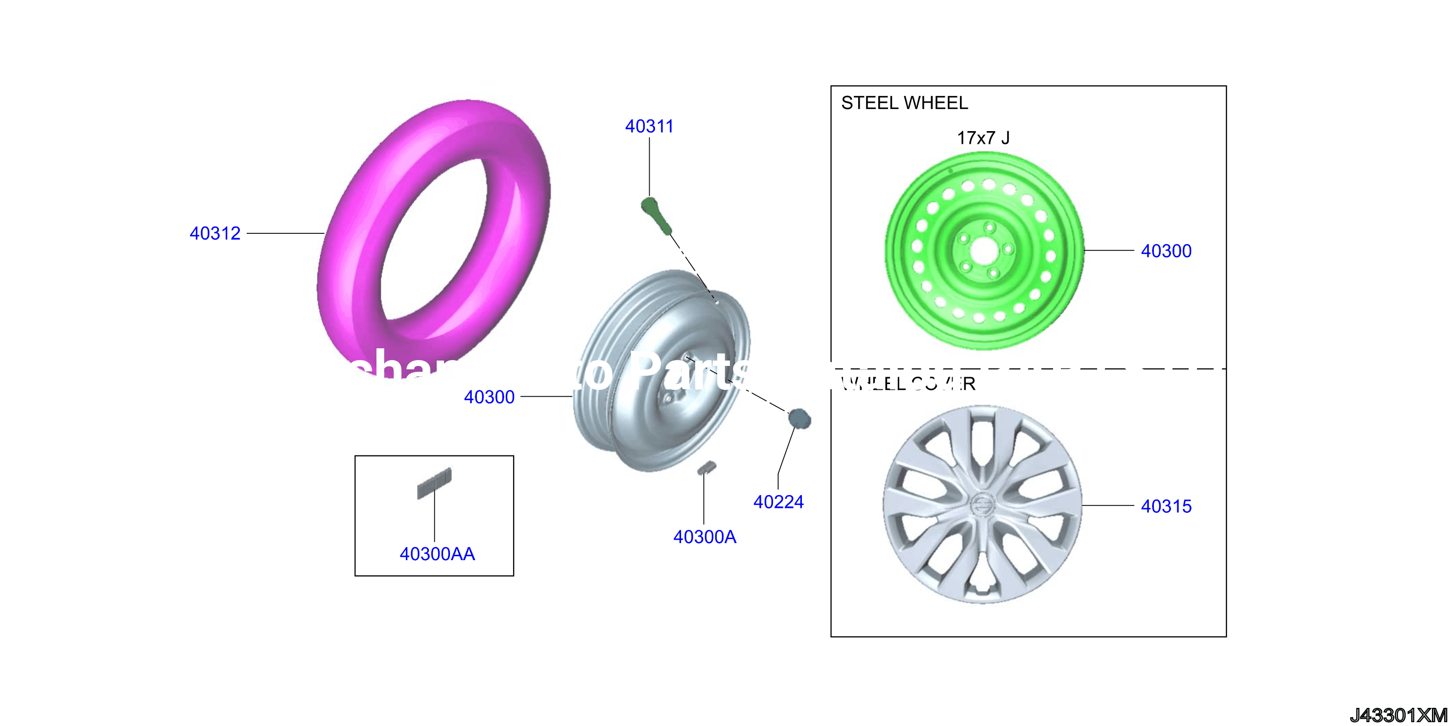 Road Wheel Tire Steel Wheel