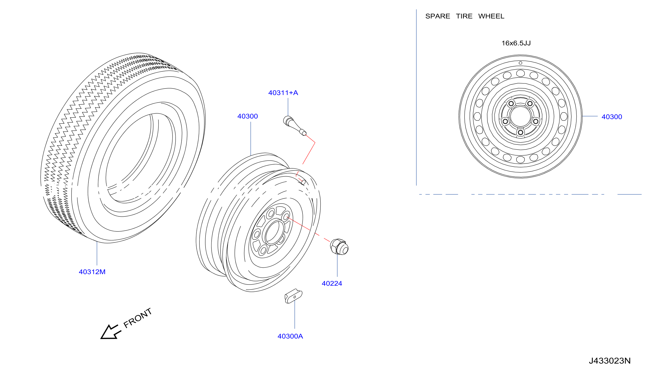 Road Wheel Tire Steel Spare Wheel