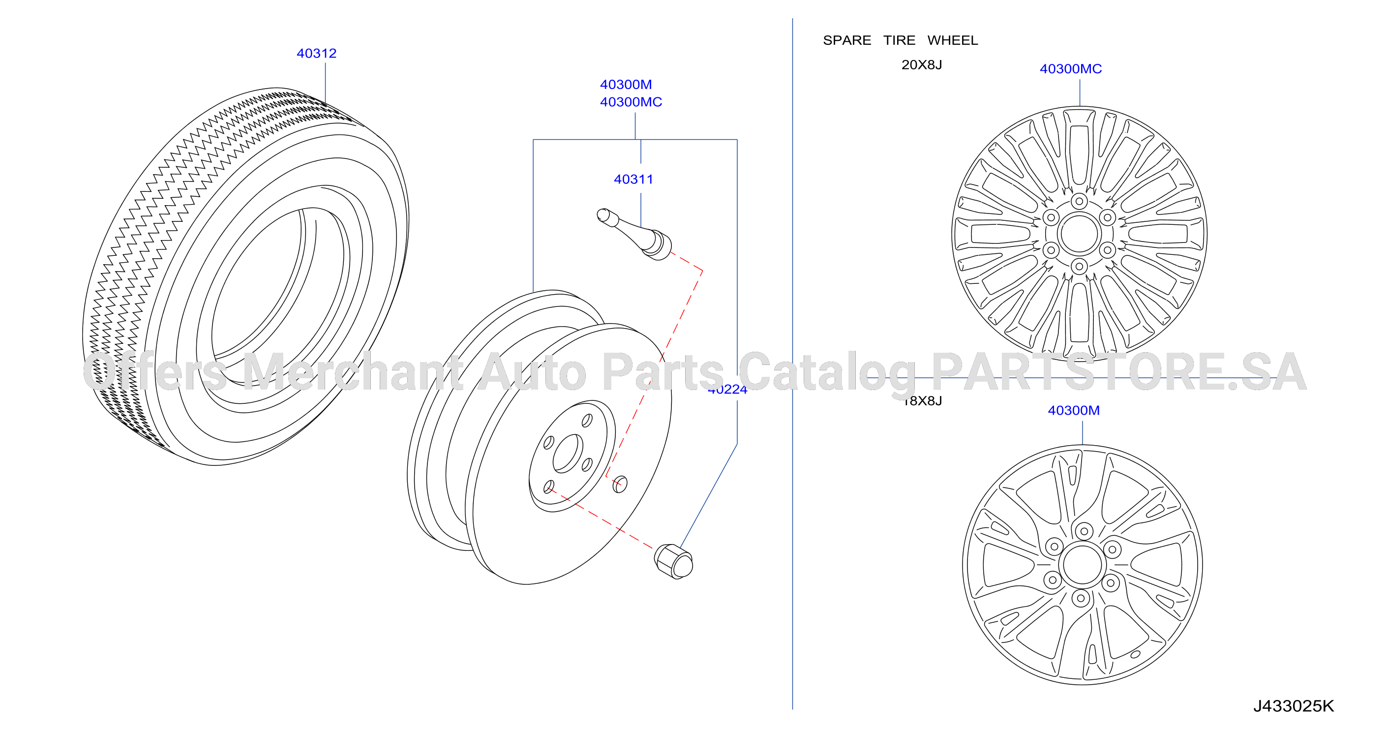 Road Wheel Tire Spare Wheel W / O Tpms
