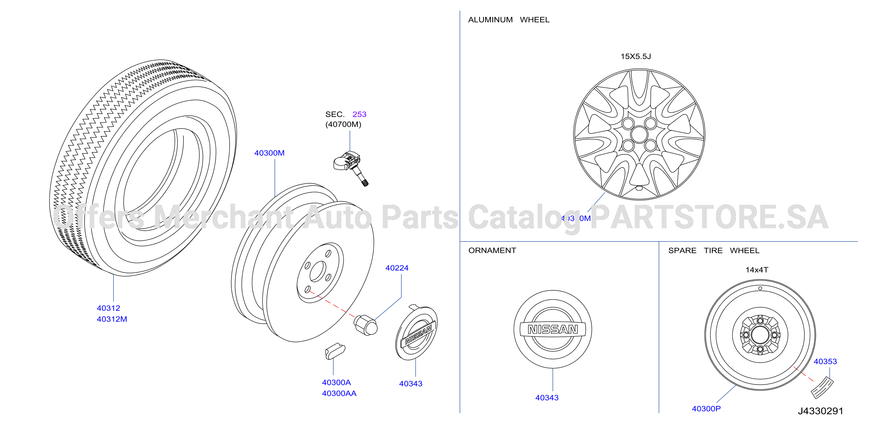 Road Wheel Tire Aluminum Wheel F / Tpms