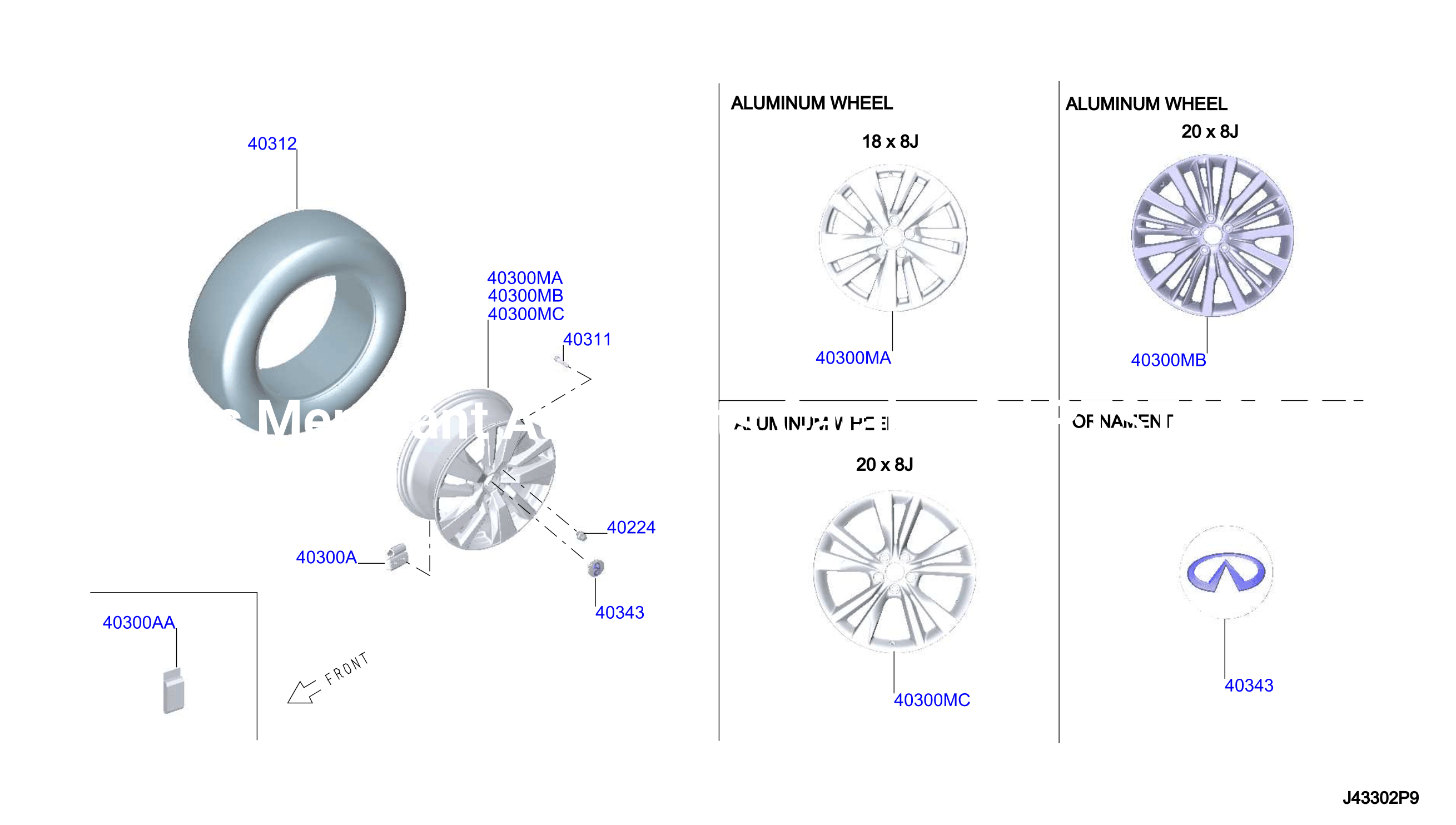 Road Wheel Tire Aluminum Wheel