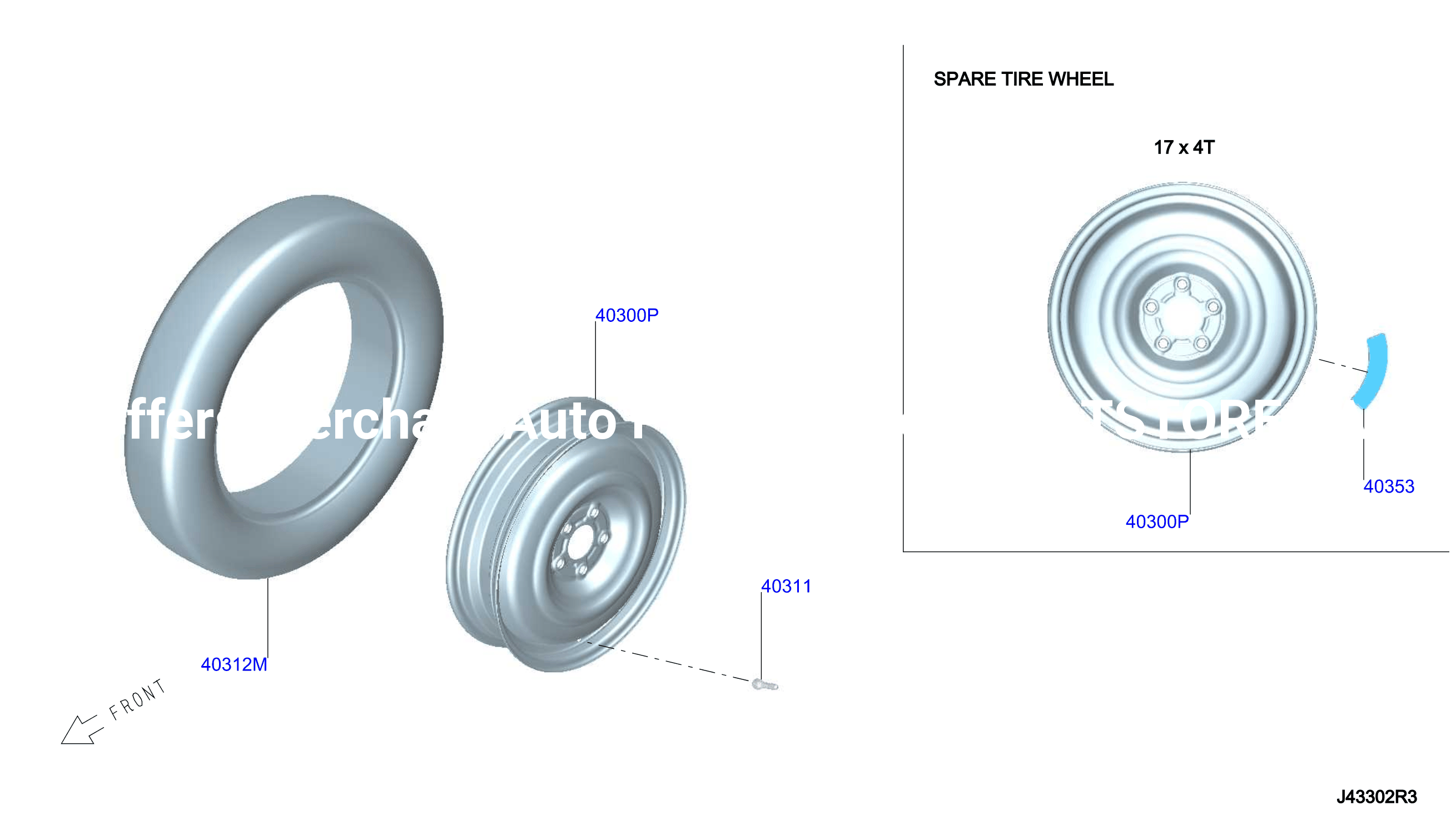 Road Wheel Tire Steel Spare Wheel