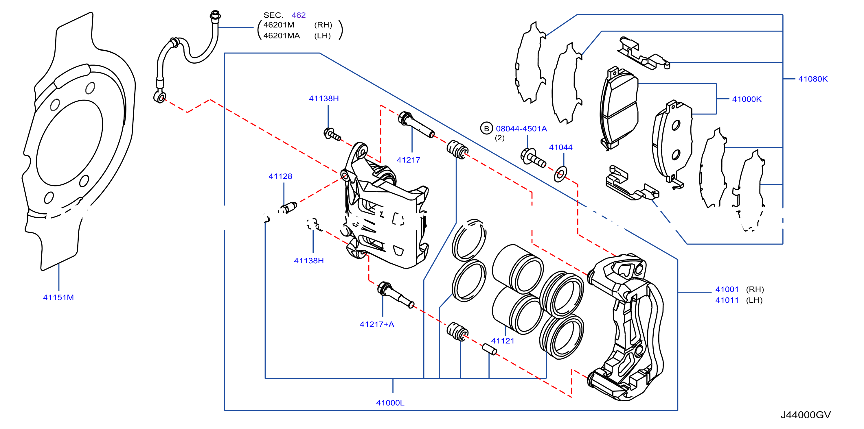 Front Brake Base