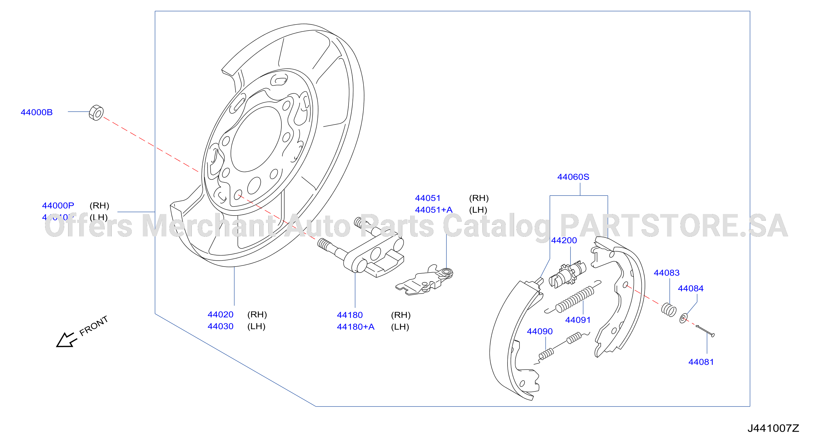 Rear Brake Parking Brake