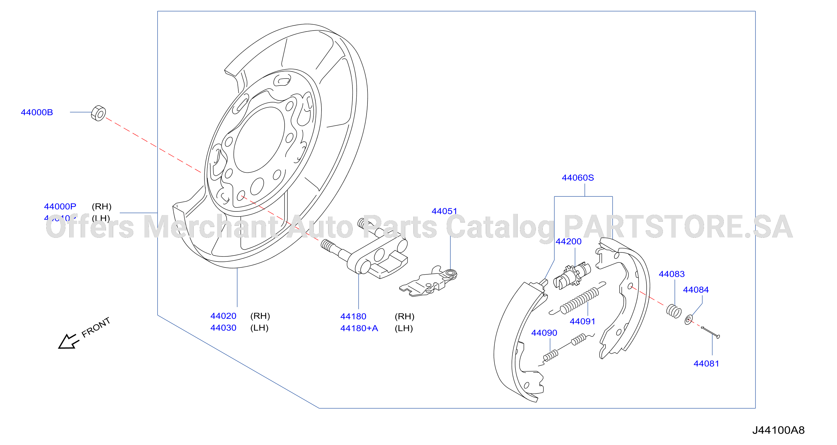 Rear Brake Parking Brake