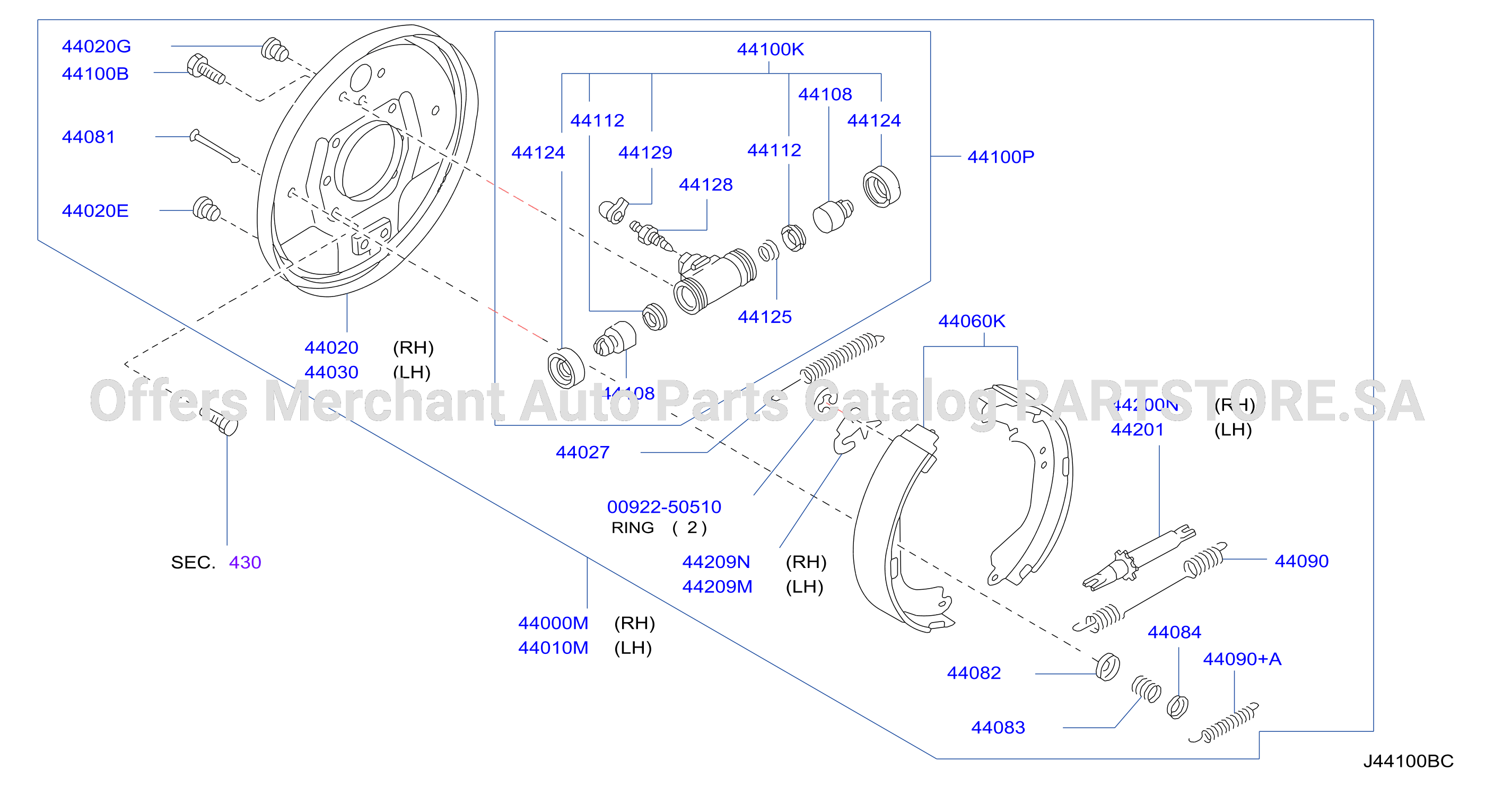 Rear Brake Drum Brake