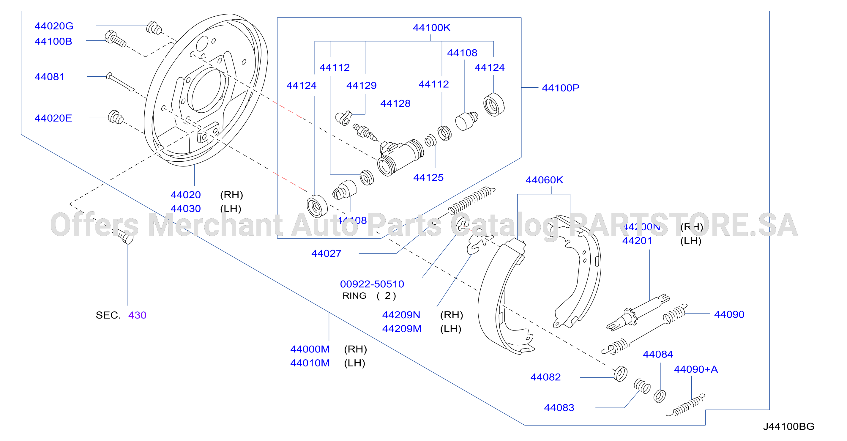 Rear Brake Drum Brake