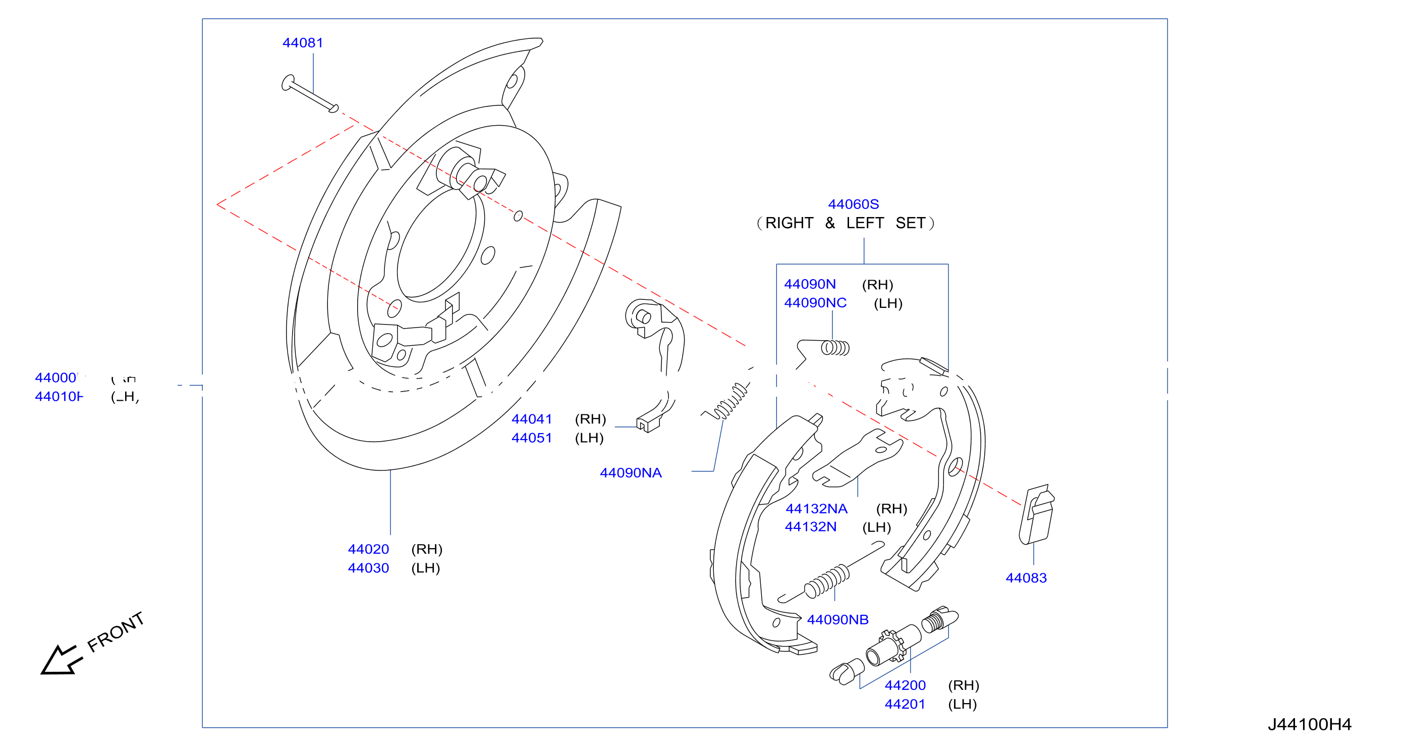 Rear Brake Parking Brake