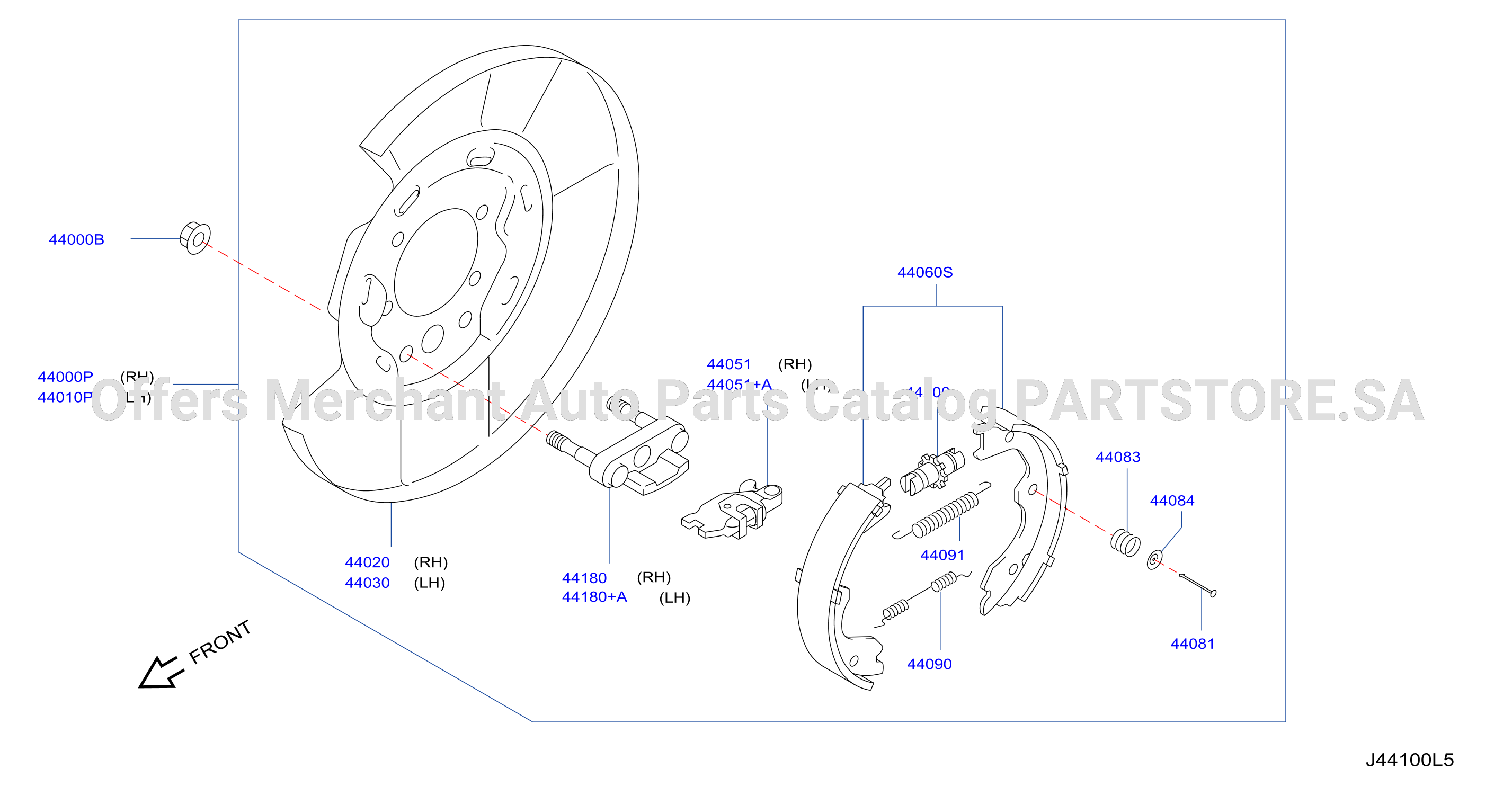 Rear Brake Parking Brake