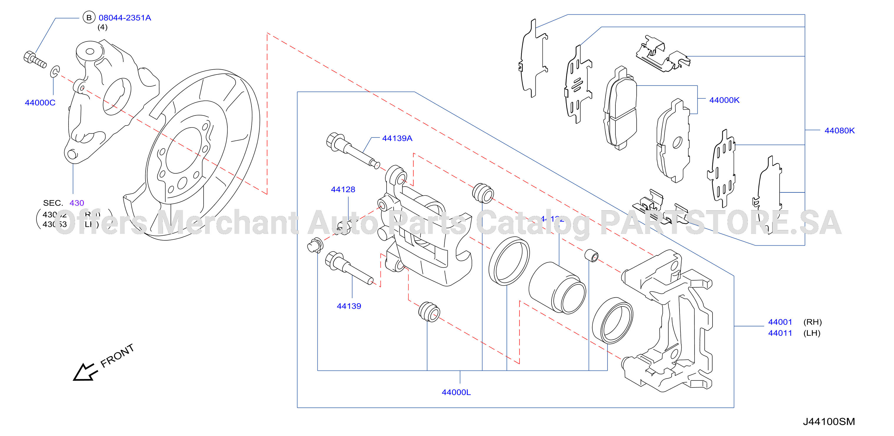 Rear Brake Disk Brake