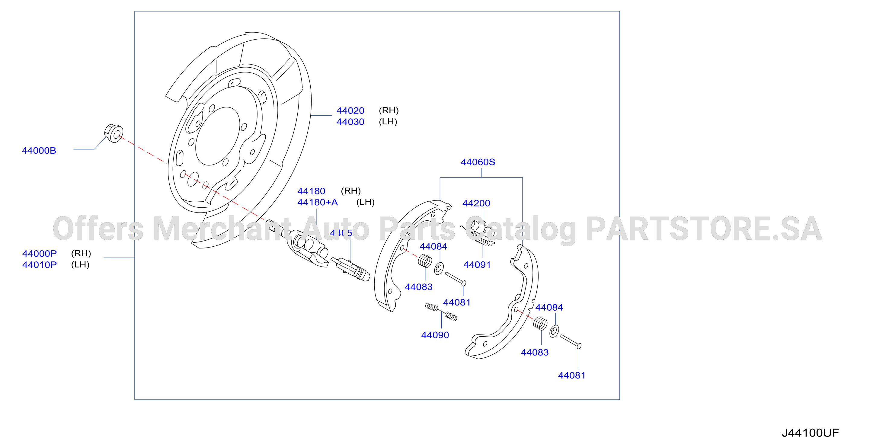 Rear Brake Parking Brake