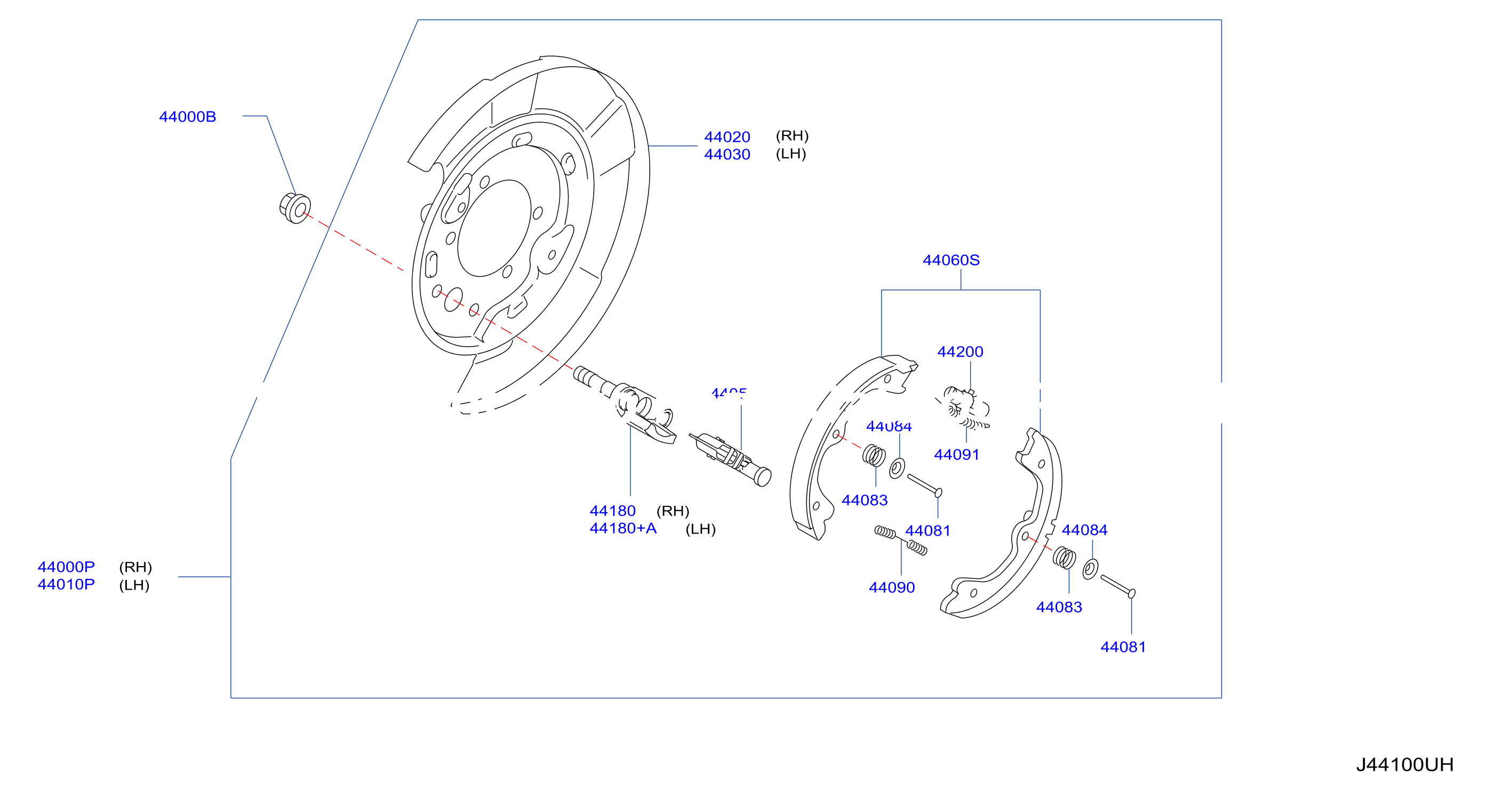 Rear Brake Parking Brake