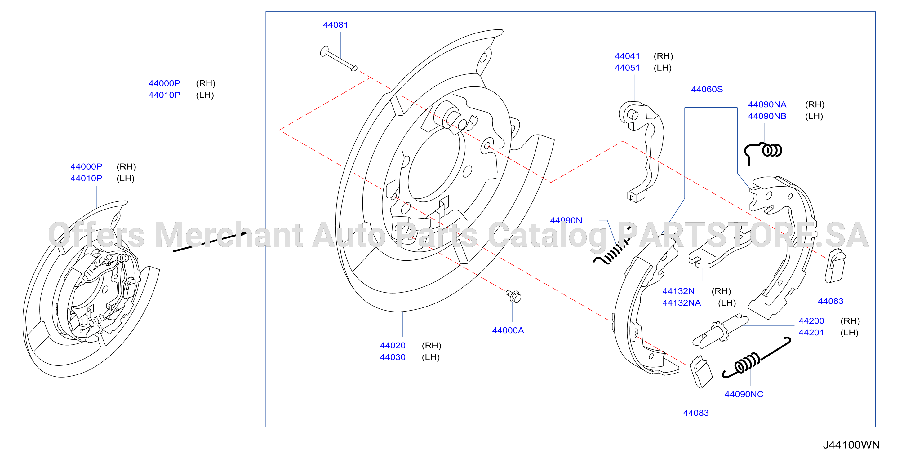 Rear Brake Parking Brake