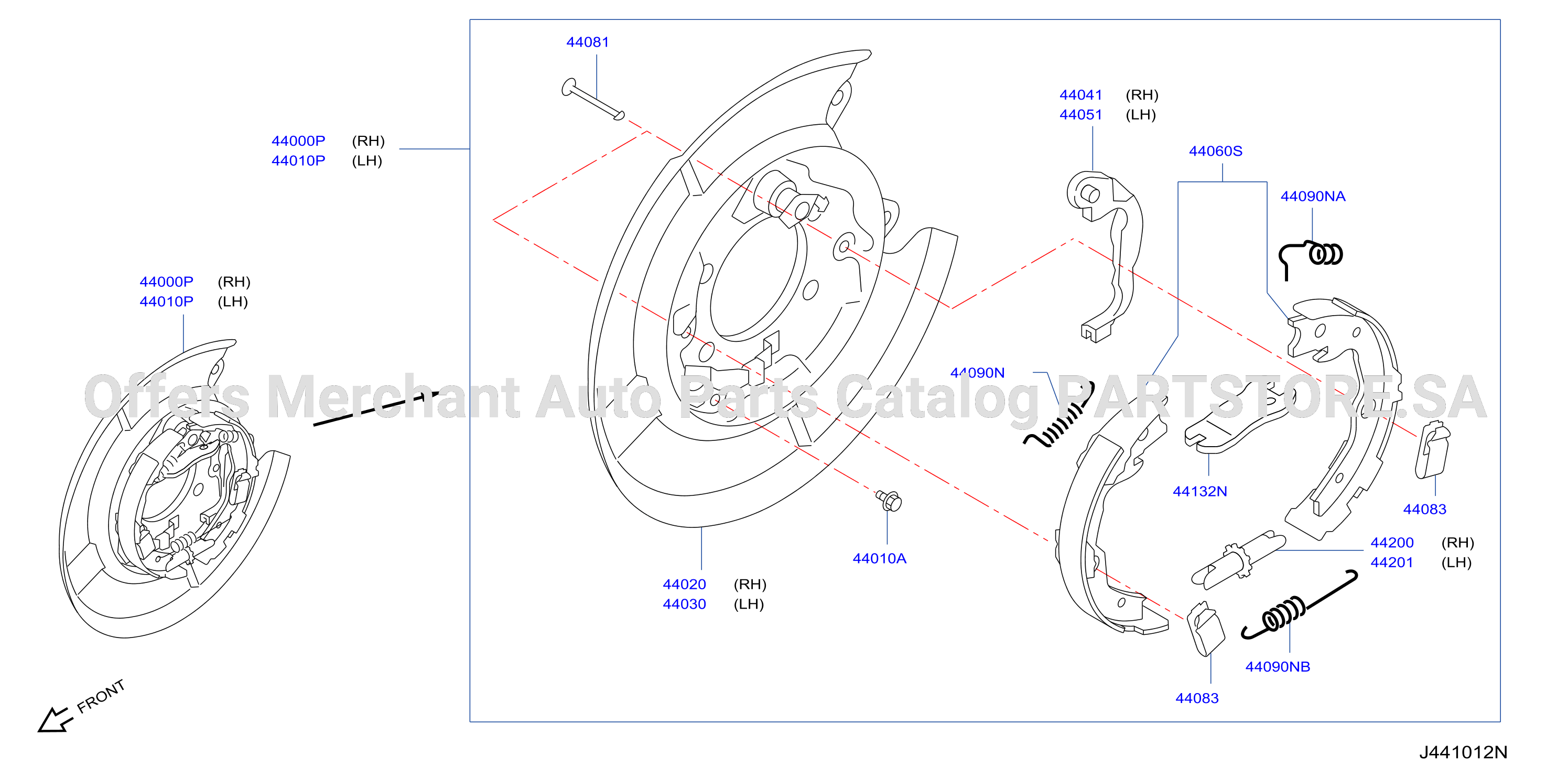Rear Brake Parking Brake