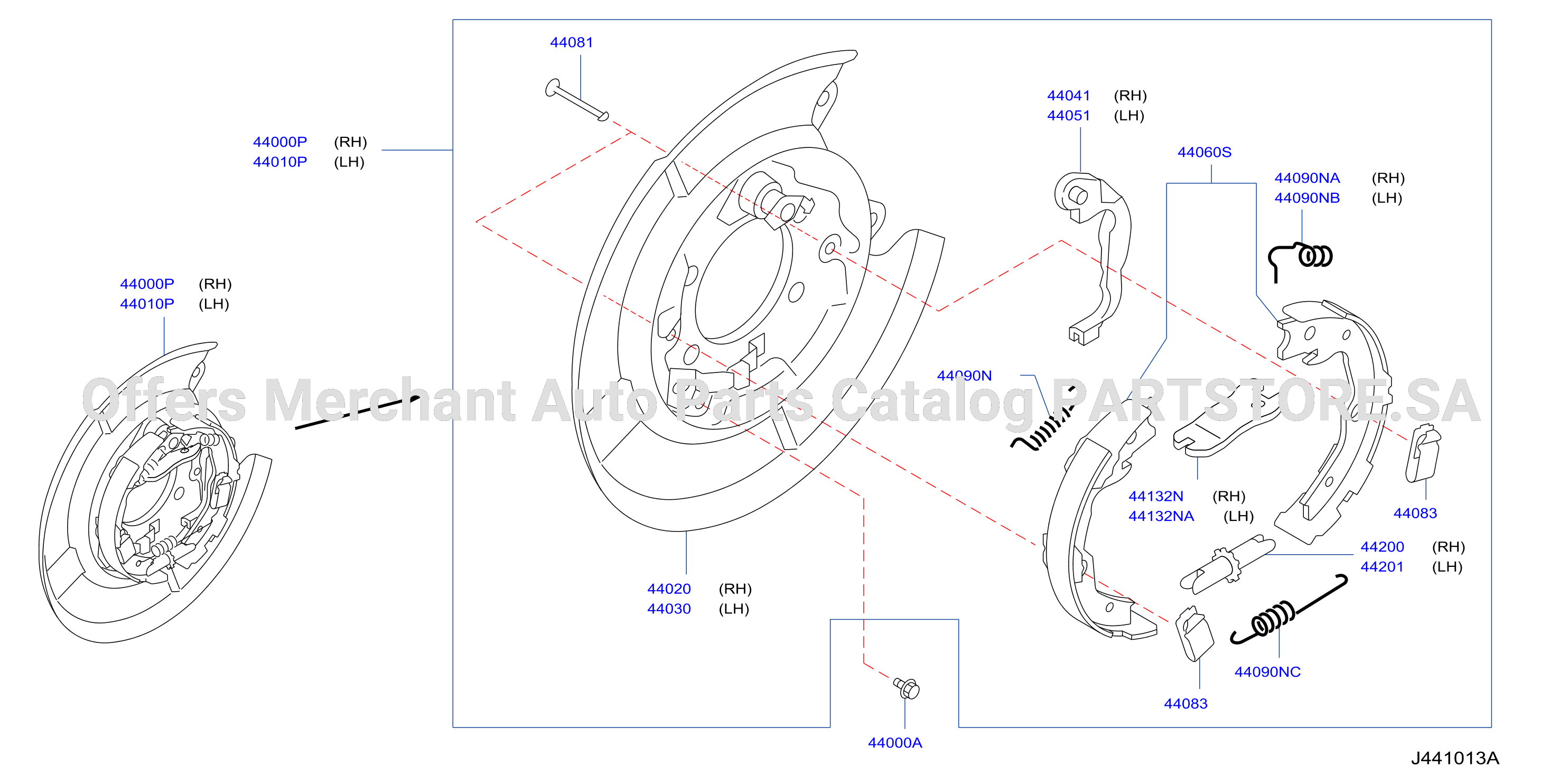 Rear Brake Parking Brake