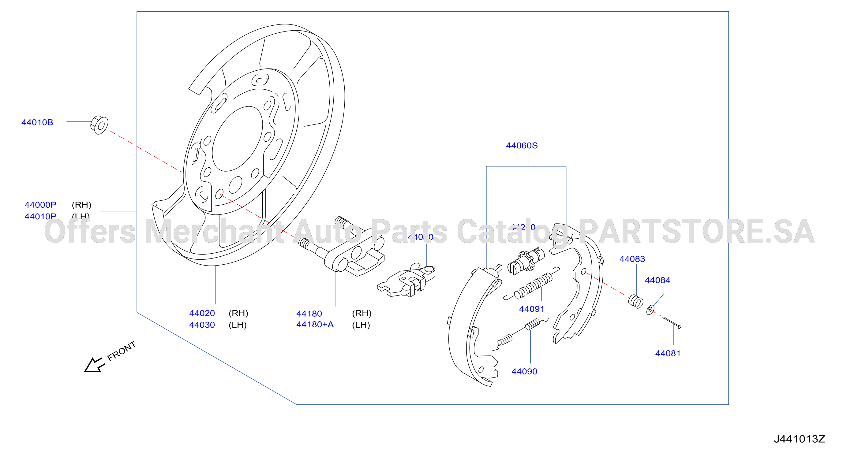 Rear Brake Parking Brake