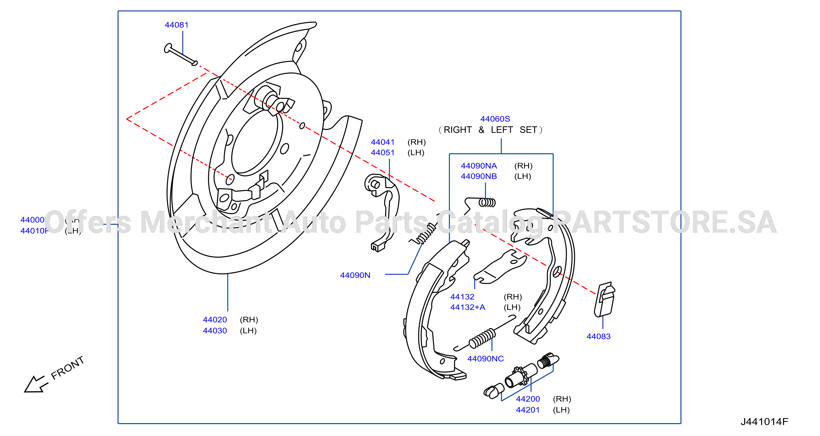 Rear Brake Parking Brake